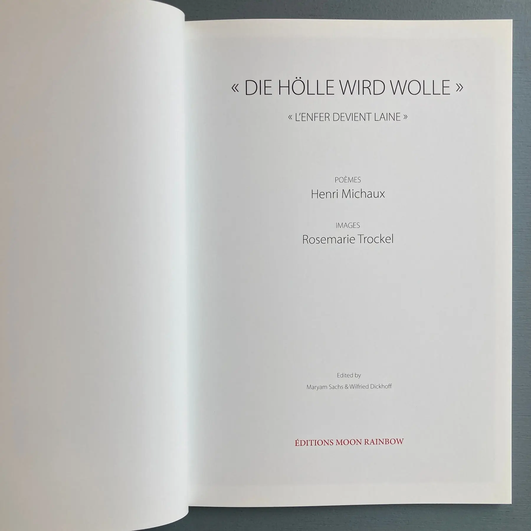 Henri Michaux, Rosemarie Trockel - "Die Hölle wird Wolle" - Moon Rainbow 2012 - Image 3
