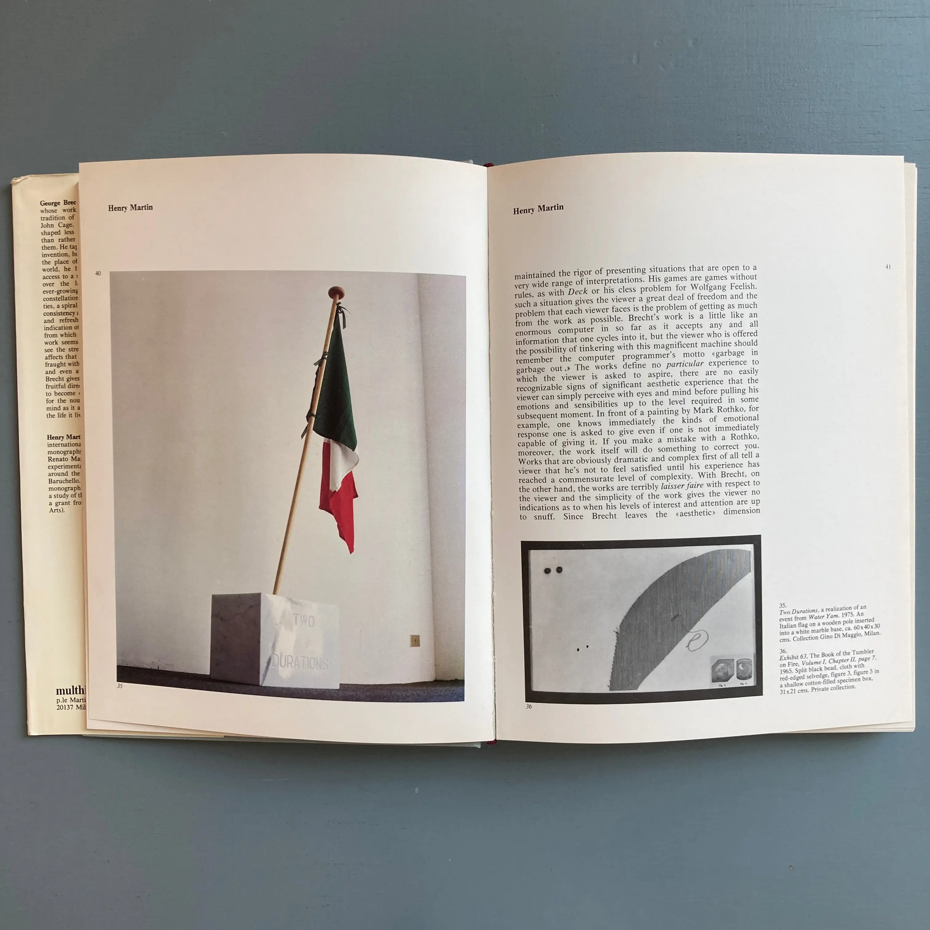 Henry Martin - An introduction to George Brecht's - Multipla 1978 - Image 5