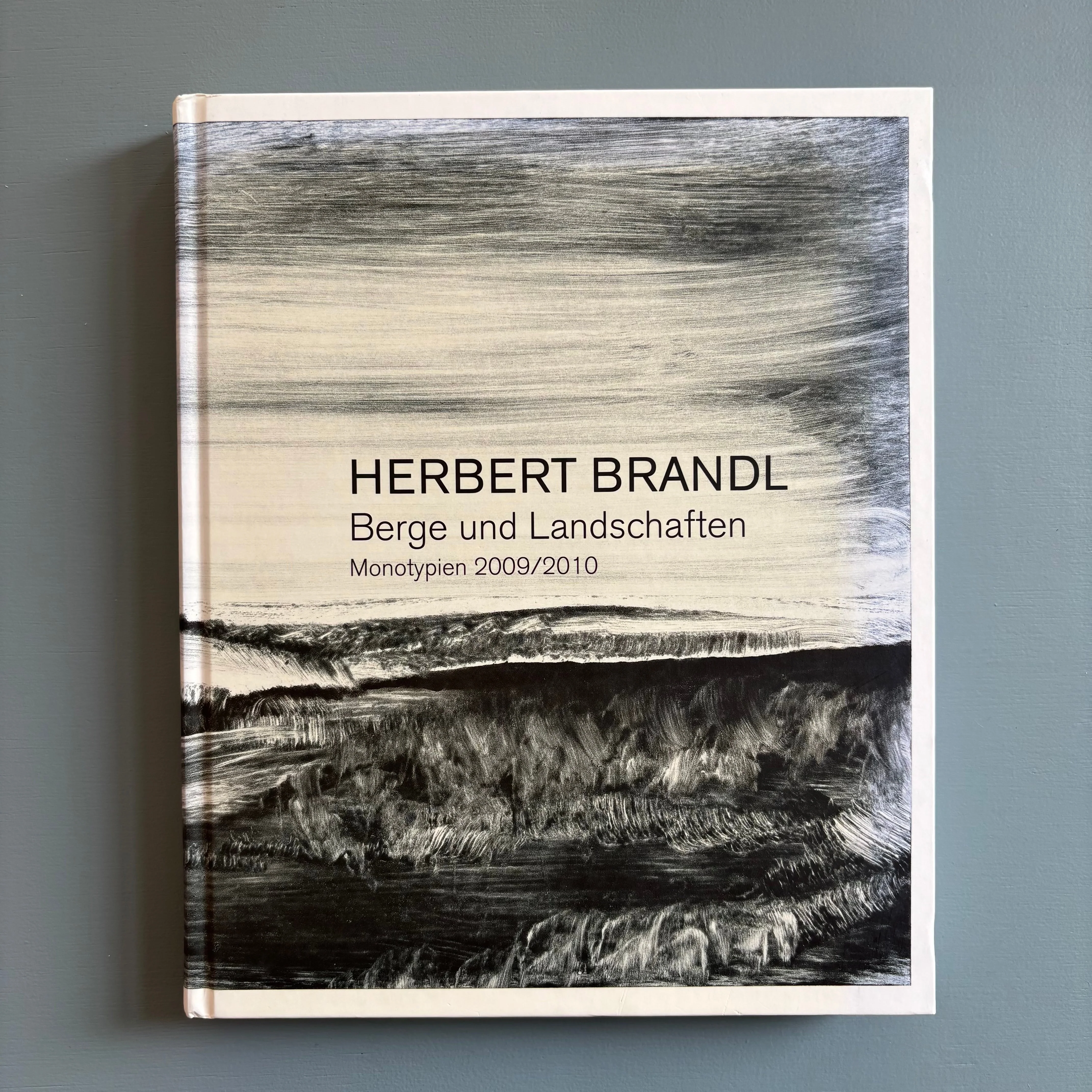 Herbert Brandl (signed) - Berge und Landschaften, Monotypien 2009/2010 - Albertina 2010