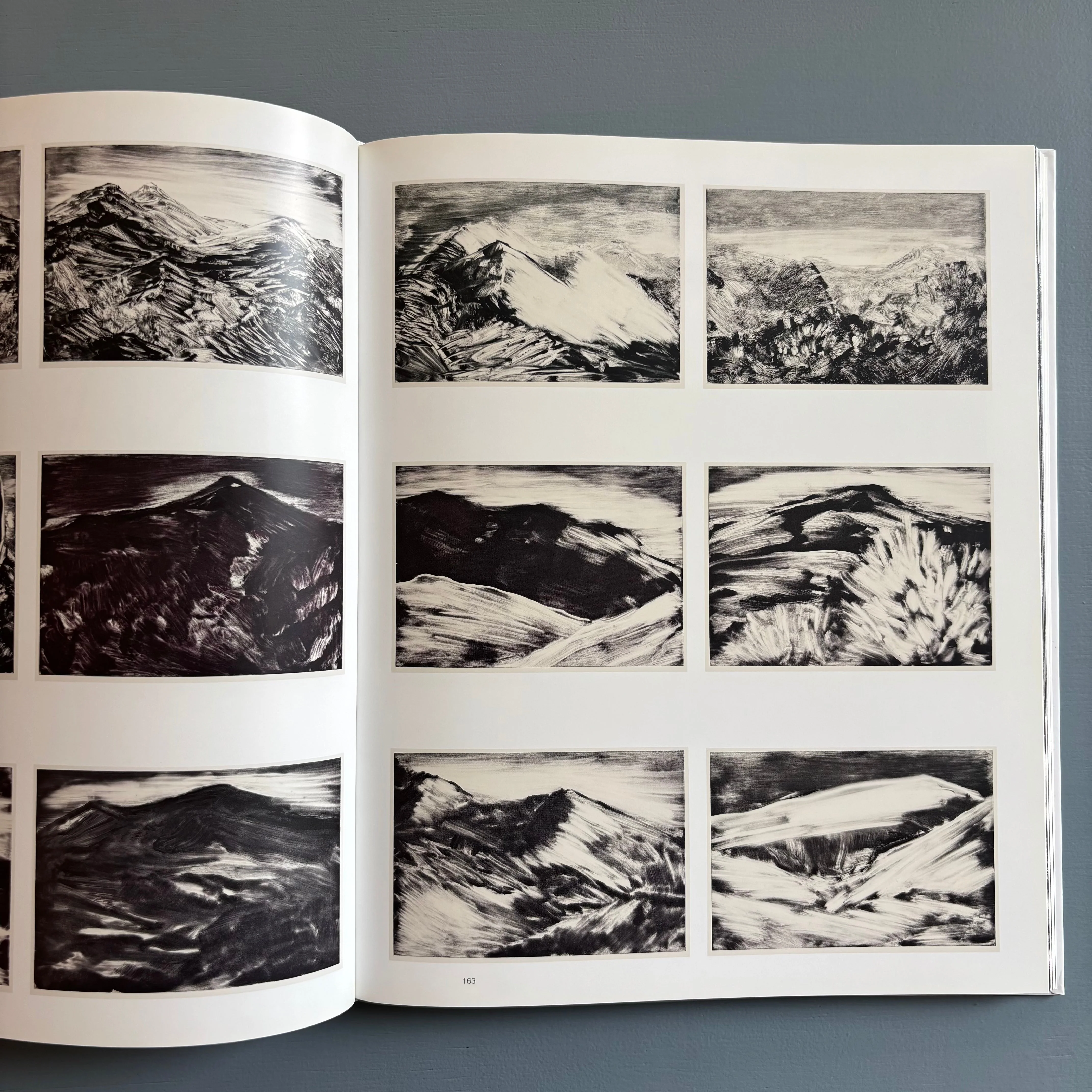 Herbert Brandl (signed) - Berge und Landschaften, Monotypien 2009/2010 - Albertina 2010 - Image 11