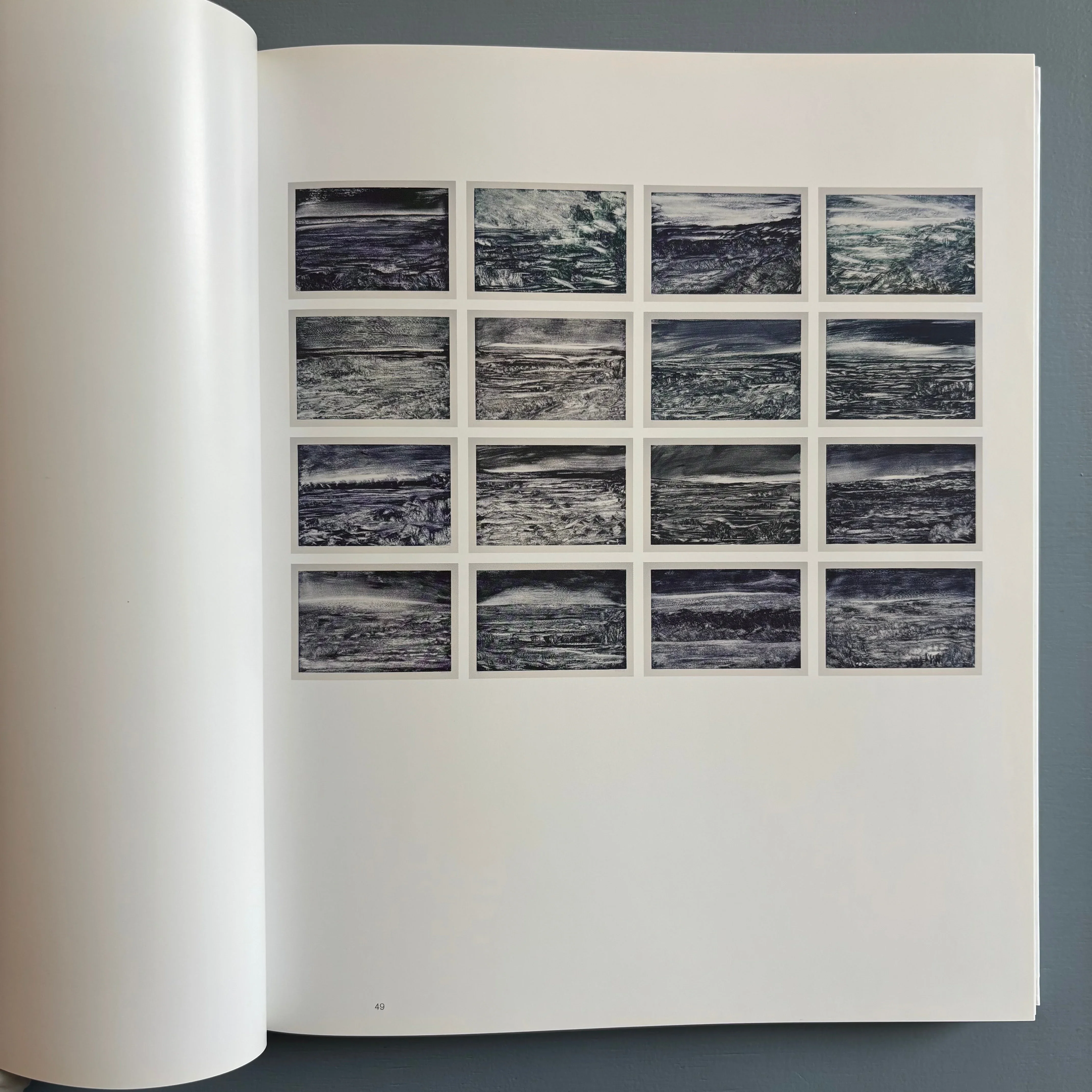 Herbert Brandl (signed) - Berge und Landschaften, Monotypien 2009/2010 - Albertina 2010 - Image 5