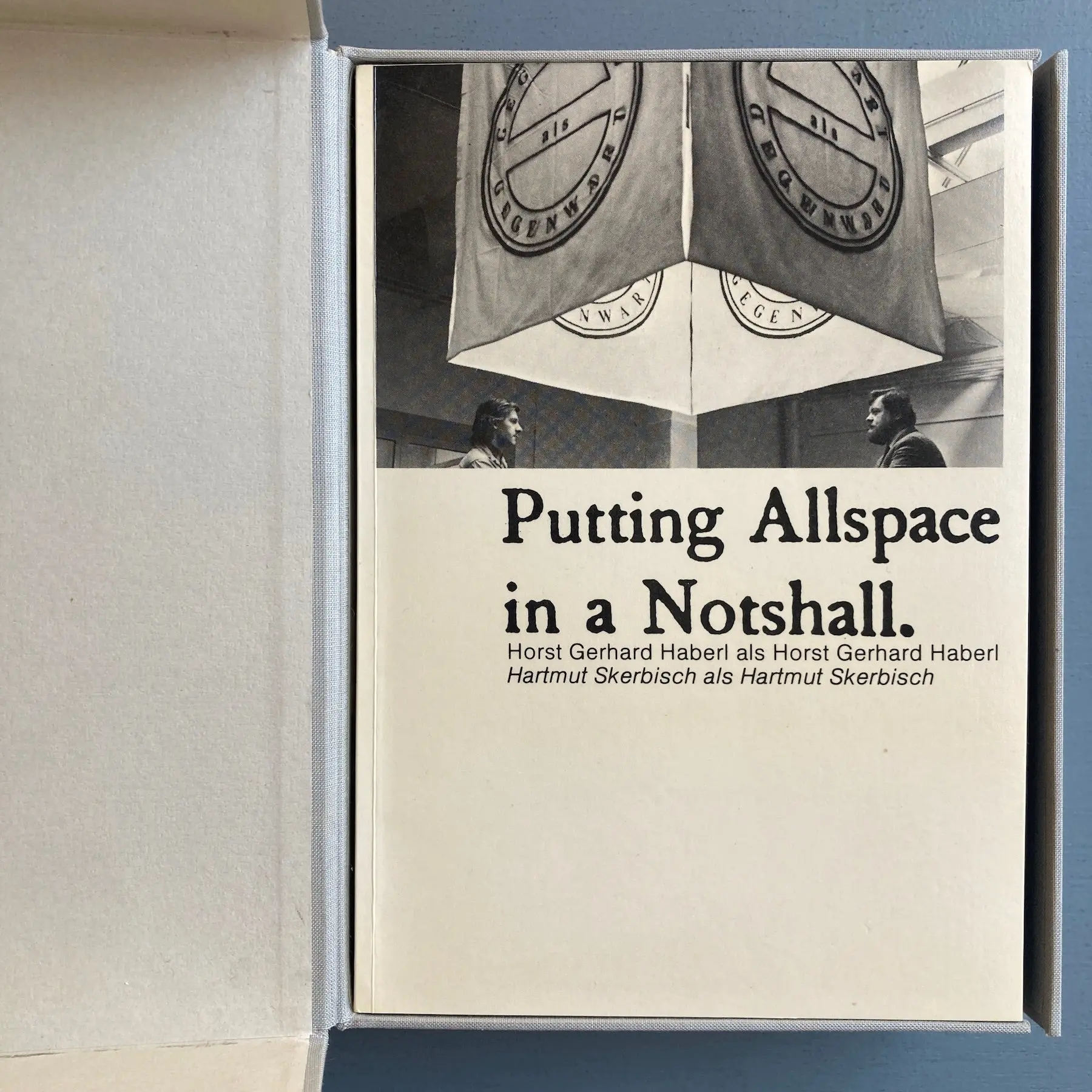 Horst Gerhard Haberl & Hartmut Skerbisch (signed) - Putting Allspace in a Notshall - Verlag Droschl Graz 1981 - Image 3