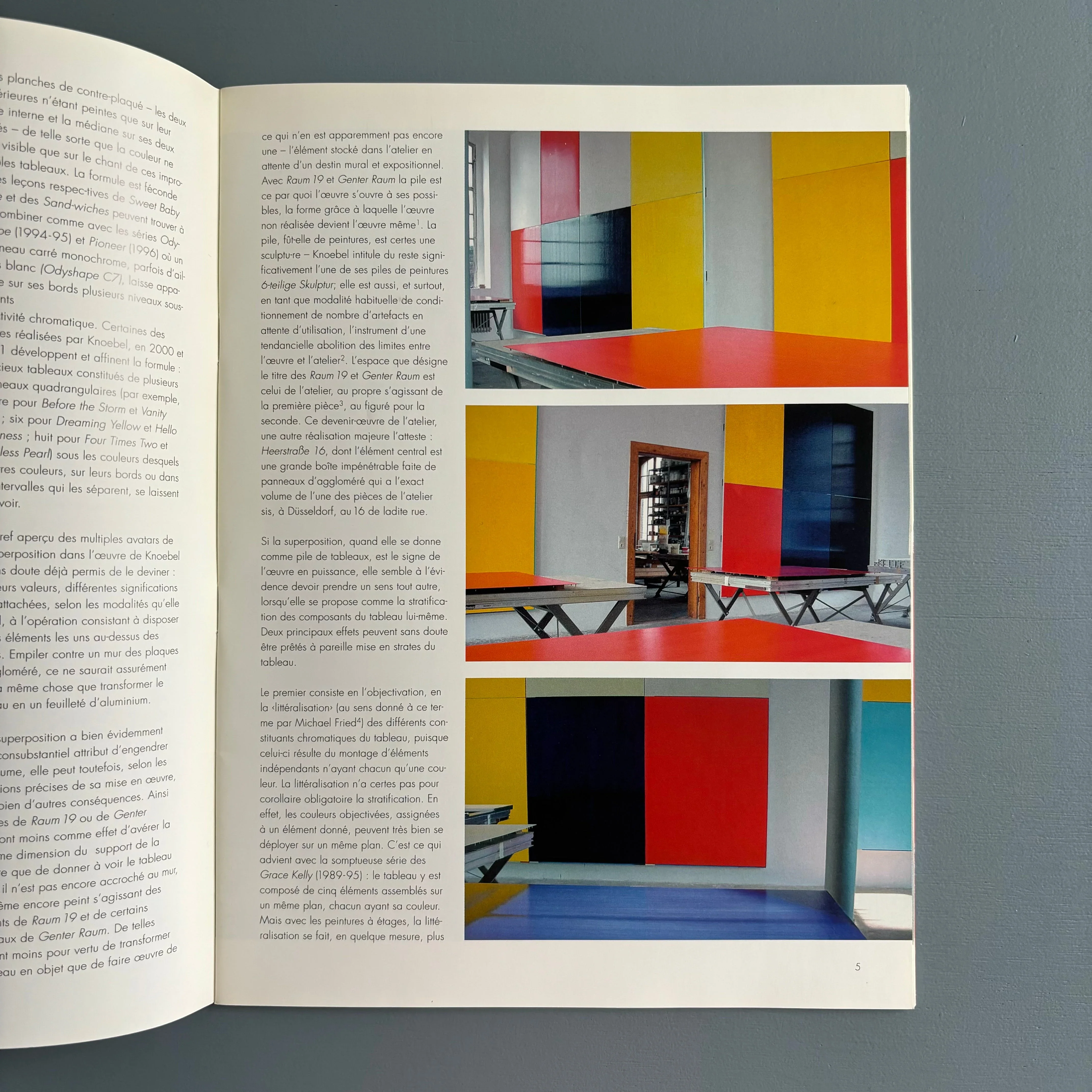 Imi Knoebel - Kuckucke - Galerie Thaddaeus Ropac 2001 - Image 2