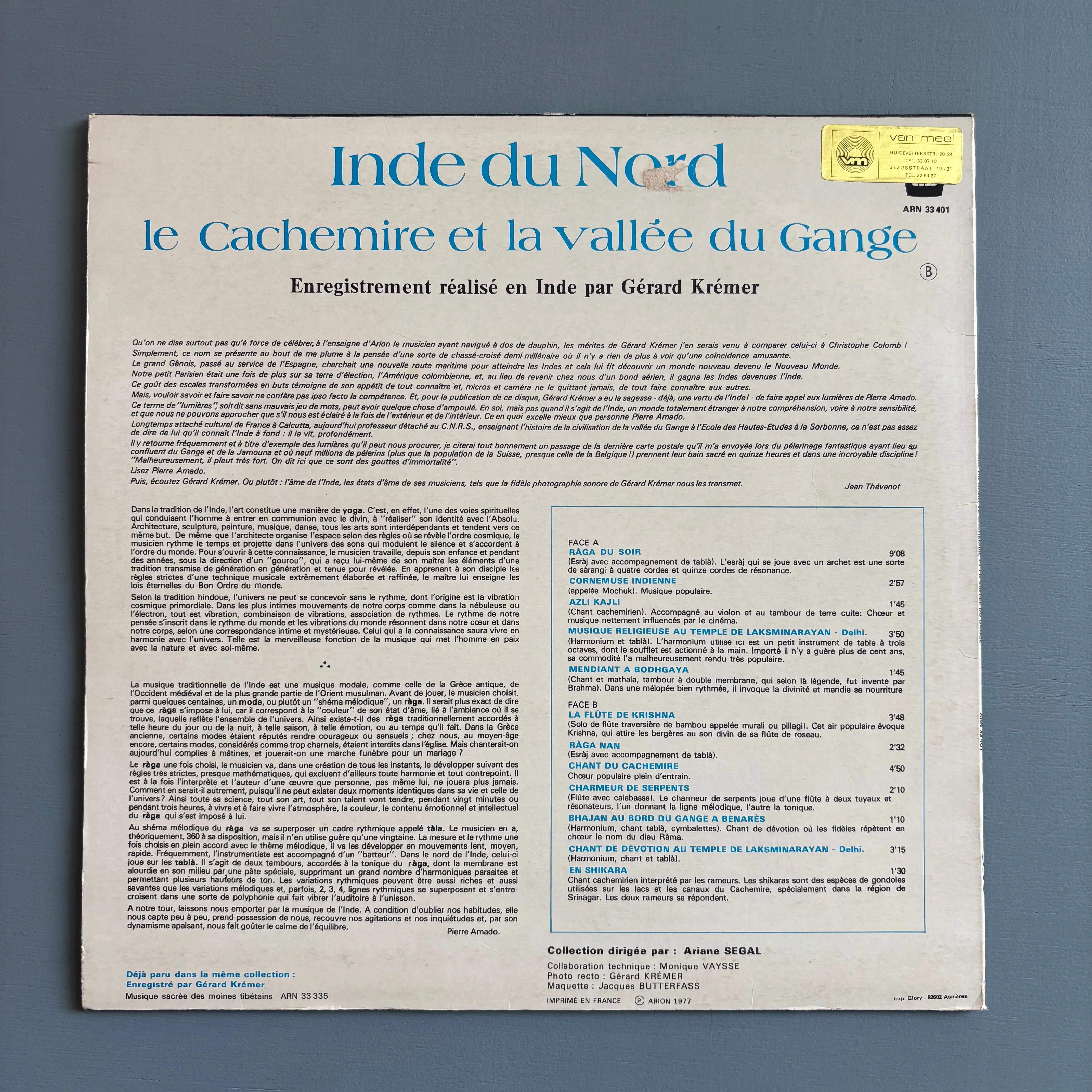 Inde du Nord, le Cachemire et la vallée du Gange - Arion FR 1977 - Image 2