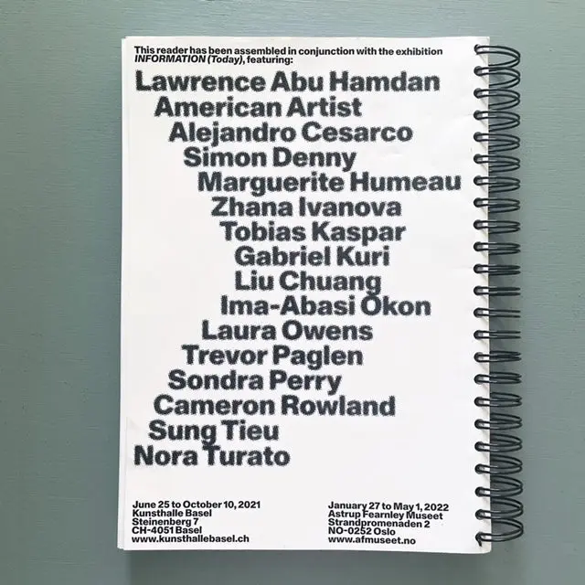 INFORMATION (Today) - Kunsthalle Basel 2021 - Image 9