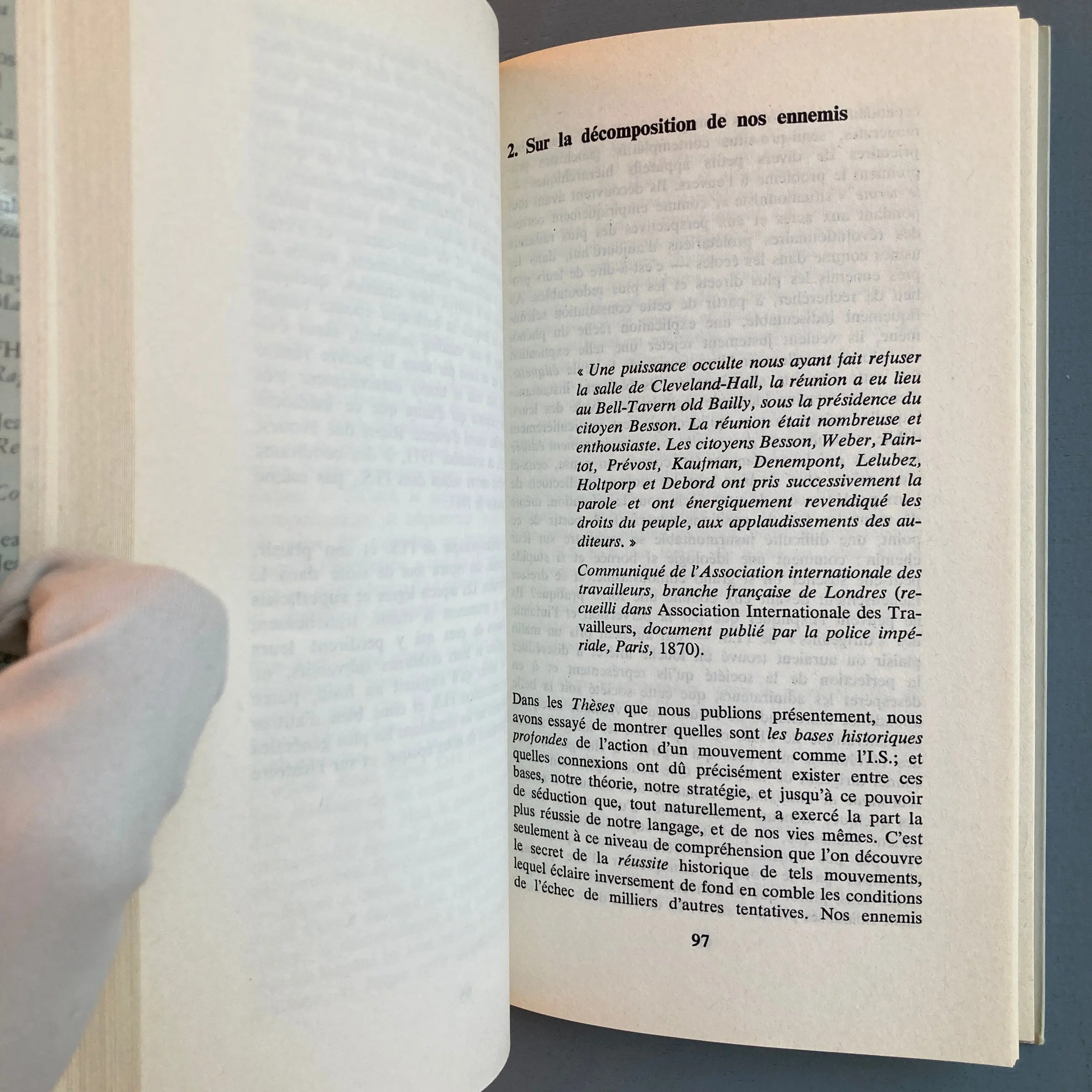 L'Internationale Situationniste - La véritable scission dans l'Internationale - Editions Champ Libre 1972 - Image 7