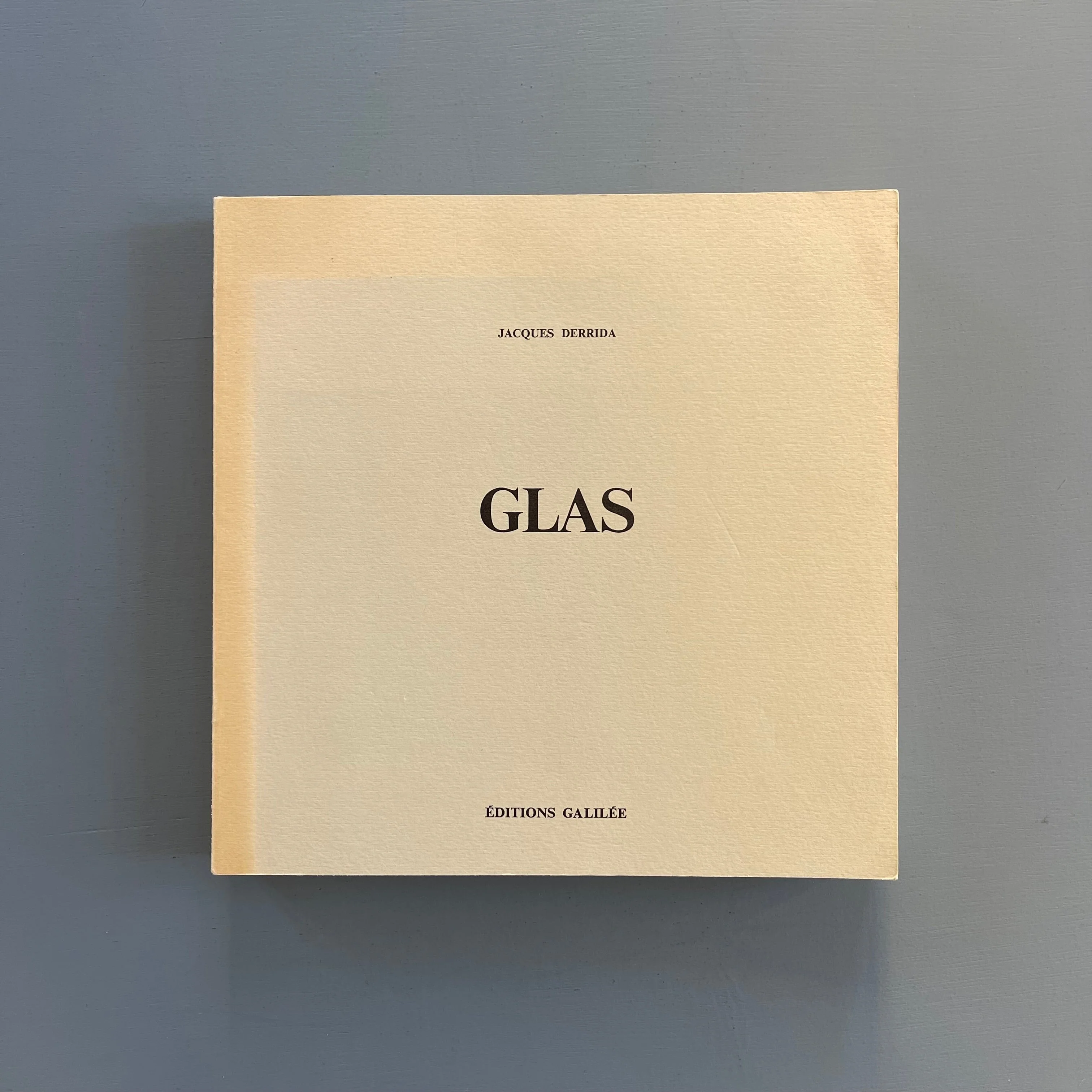 Jacques Derrida - Glas - Editions Galilée 1974