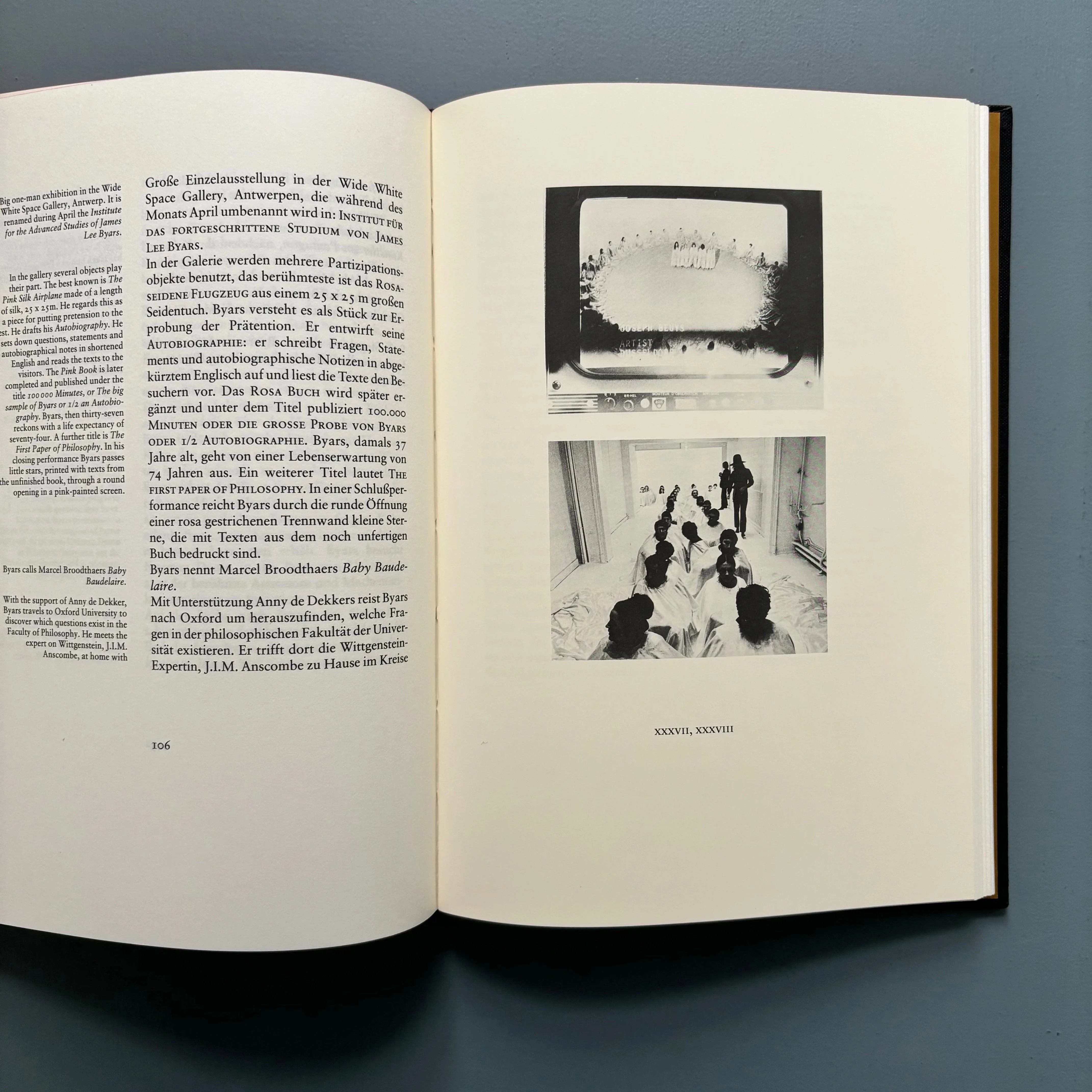 James Lee Byars - Palast der Philosophie / The Philosophical Palace - Jürgen Harten 1986 - Image 11