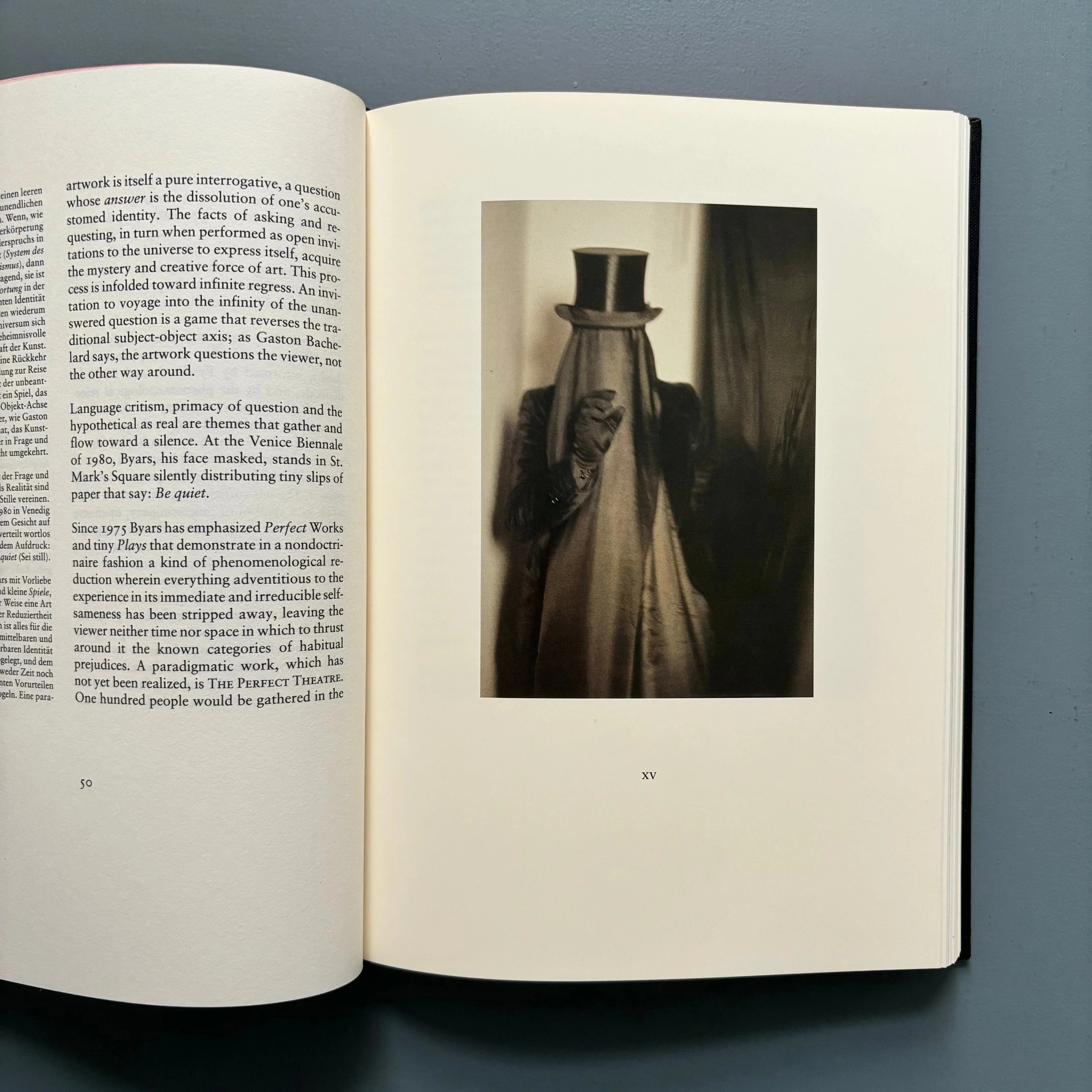James Lee Byars - Palast der Philosophie / The Philosophical Palace - Jürgen Harten 1986 - Image 5