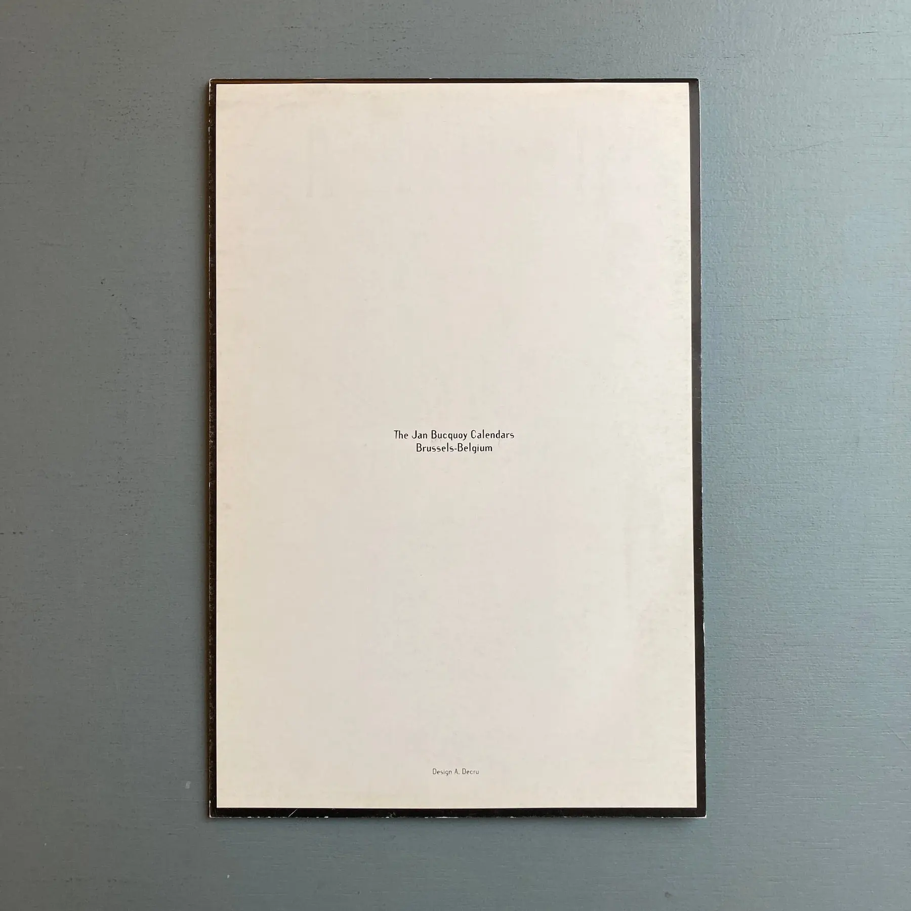 Jan Bucquoy & Marcel Mariën - The true story of the Naked Man - Calendar 1998 - Image 10
