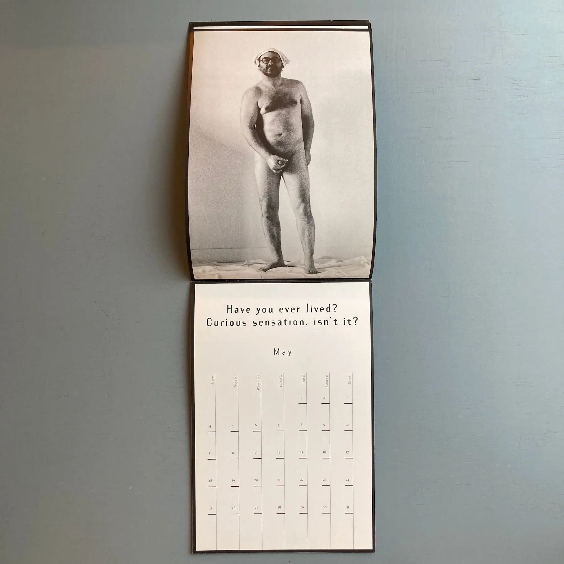 Jan Bucquoy & Marcel Mariën - The true story of the Naked Man - Calendar 1998 - Image 5