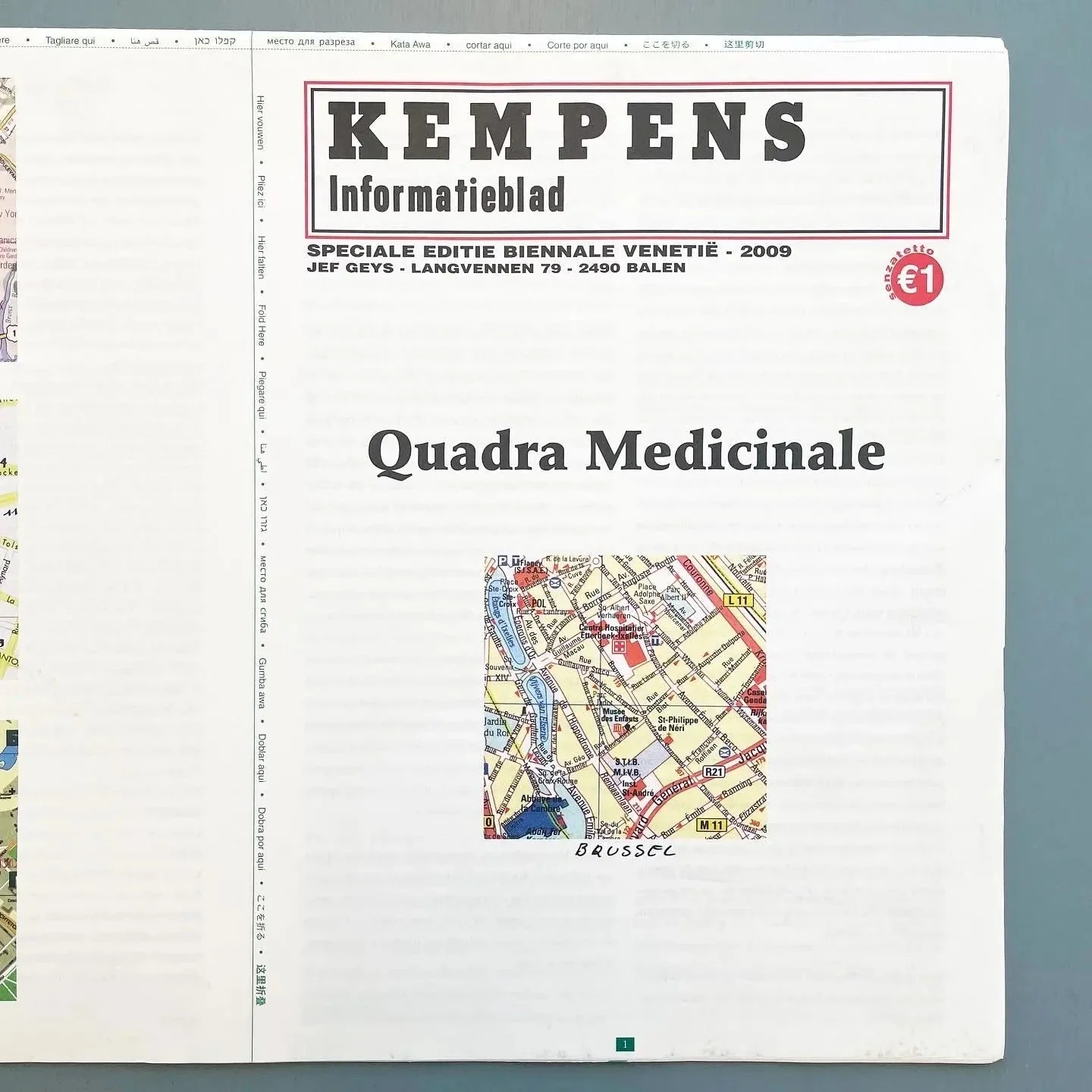 Jef Geys - Speciale Editie Biennale Venetïe - Kempens Informatieblad 2009 - Image 2