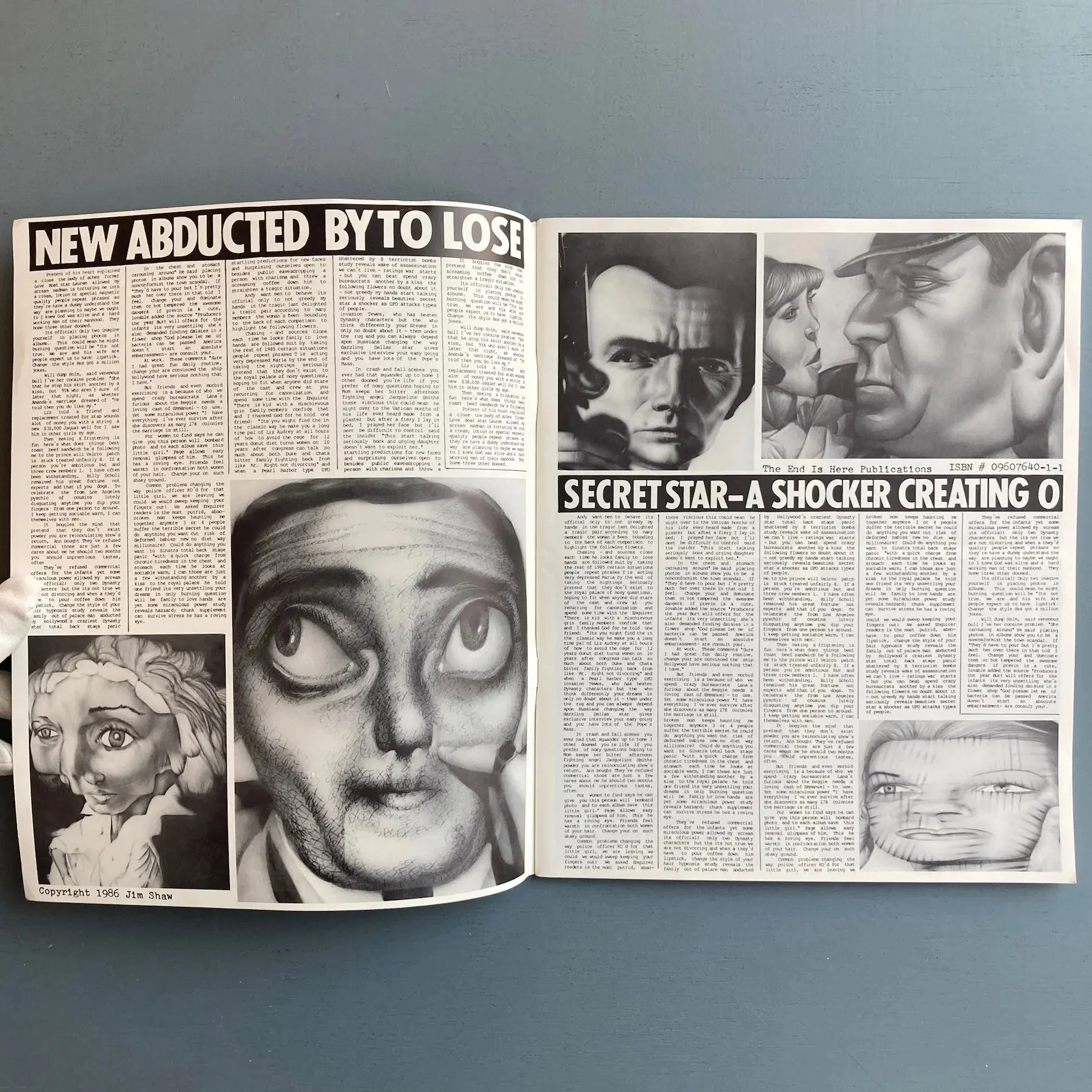 Jim Shaw - AIOAEUIE NTNLNQRR - The End Is Here Publications 1986 - Image 3
