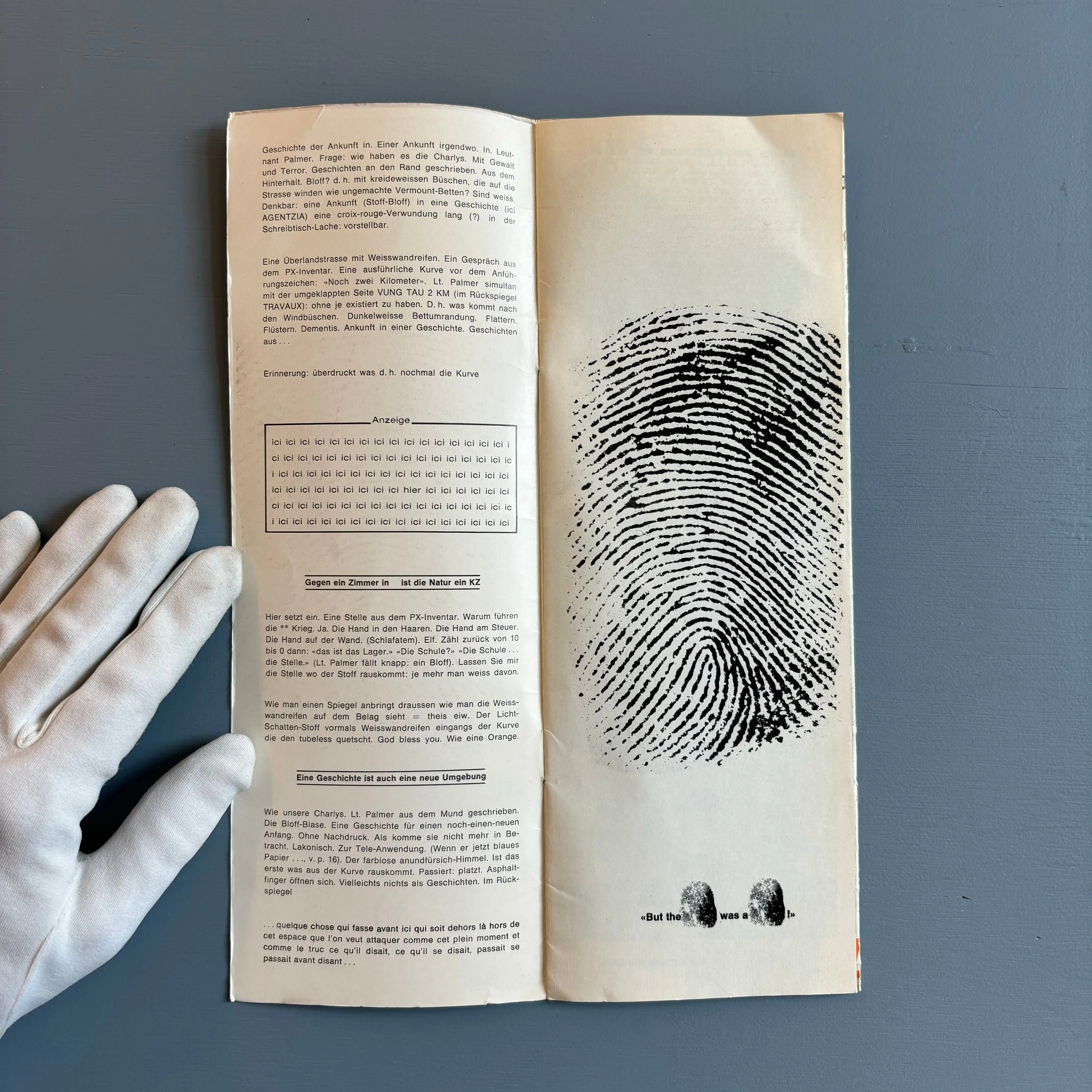 Jochen Gerz, Jean-Francois Bory - Agentzia 1 - Editions Agentzia 1969 - Image 2