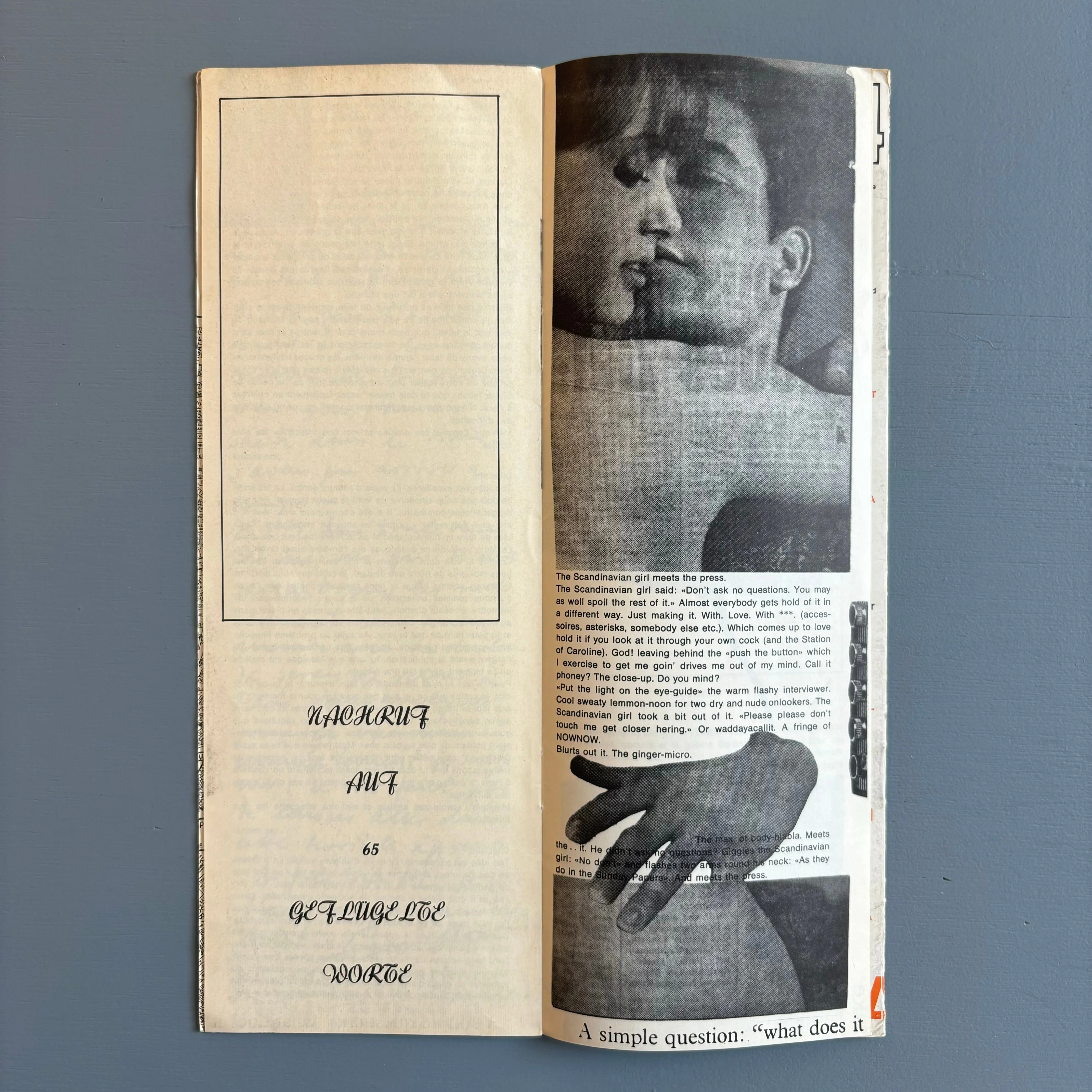Jochen Gerz, Jean-Francois Bory - Agentzia 1 - Editions Agentzia 1969 - Image 8