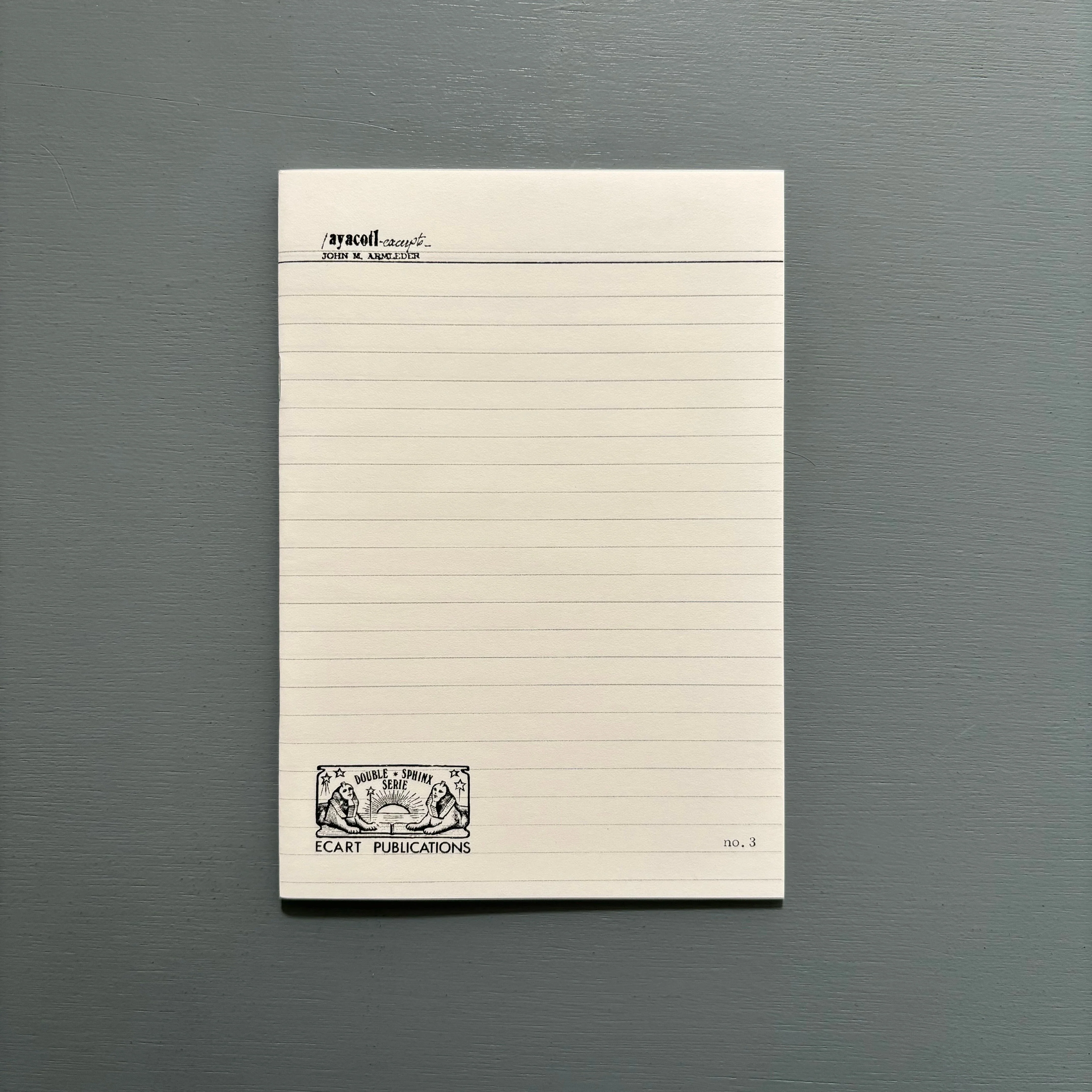 John Armleder - Ayacotl excerpts No. 3 - Nieves 2014