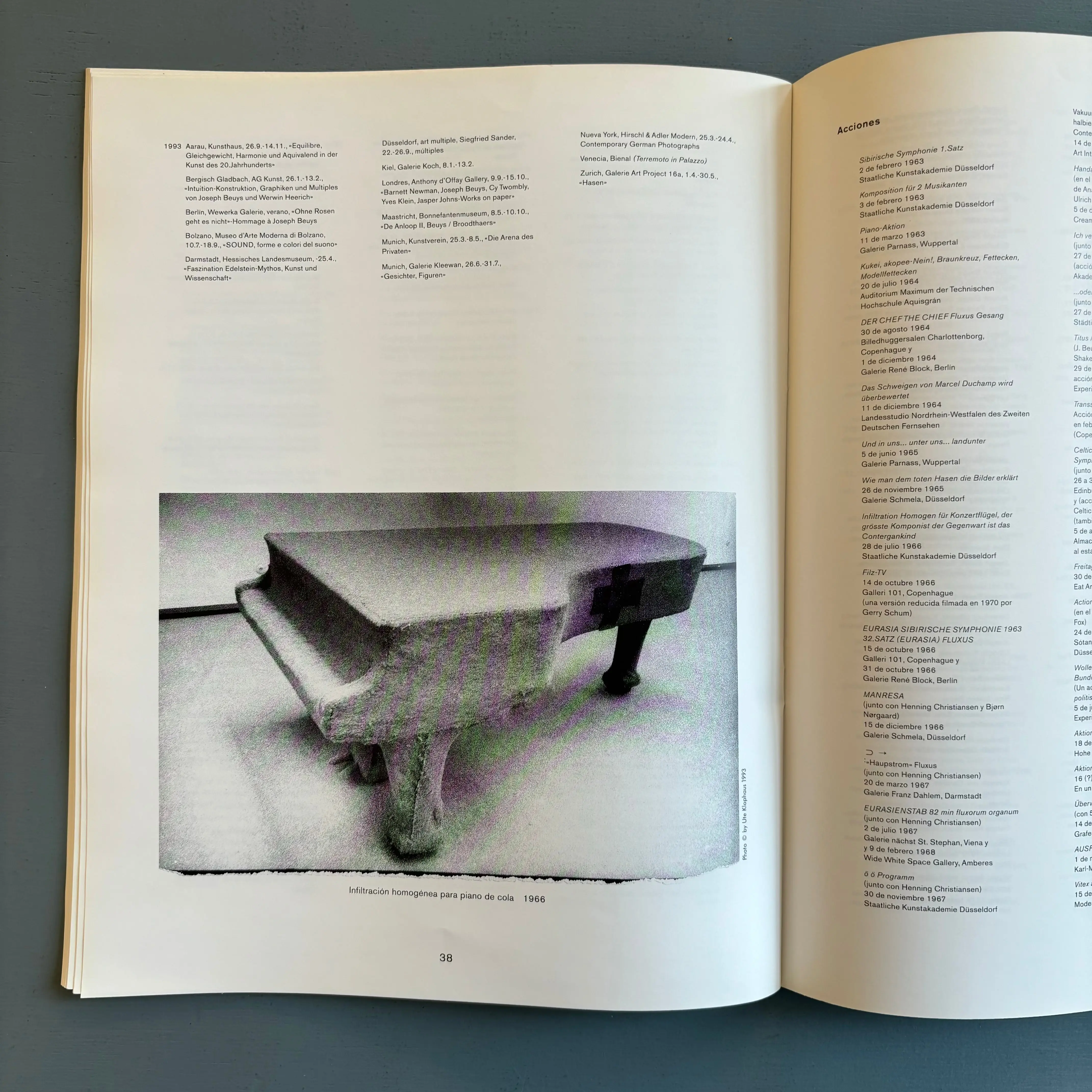Joseph Beuys - Exposiciones Acciones Bibliografia - Museo Arte Reina Sofia 1994 - Image 6