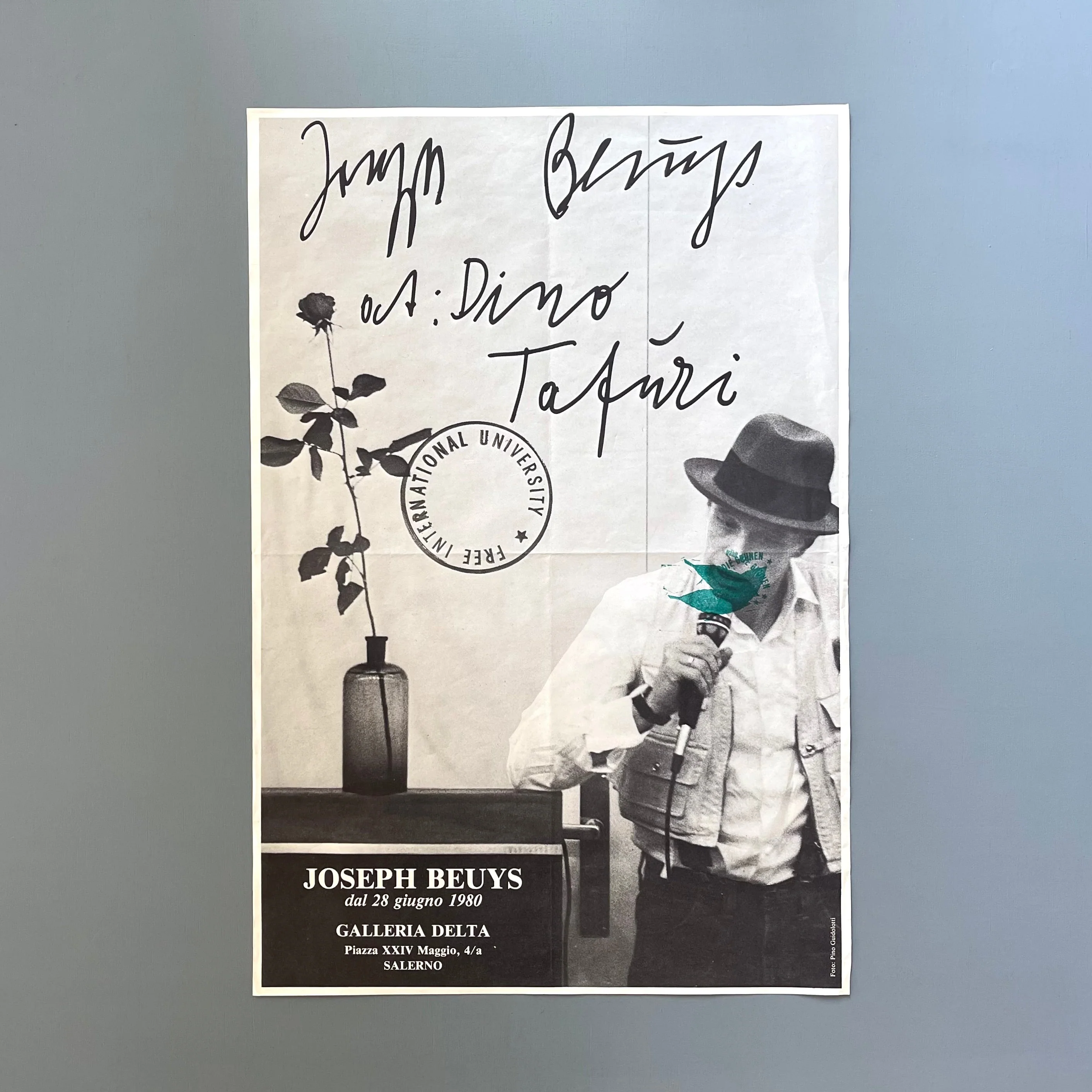 Joseph Beuys poster - Dino Tafuri 1980