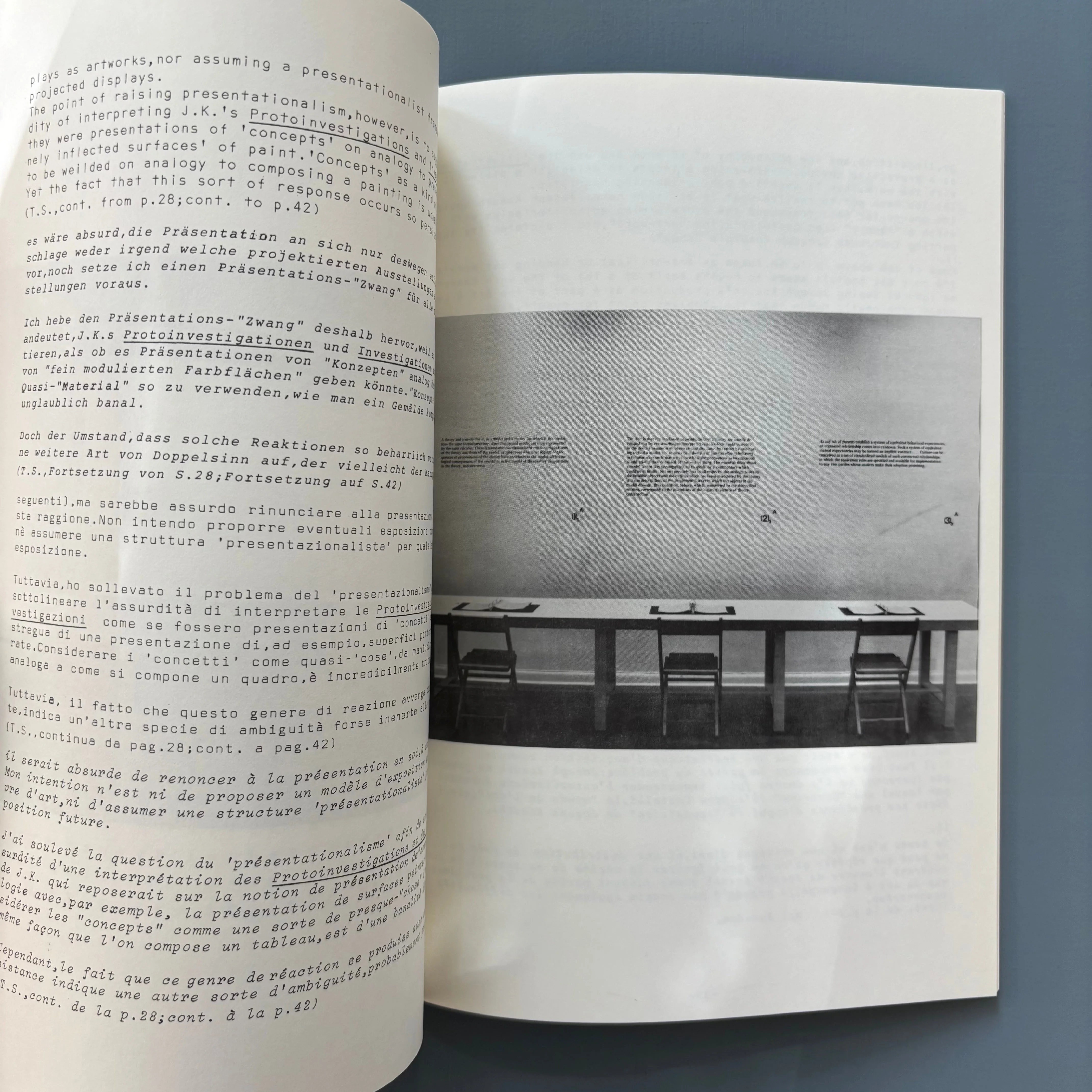 Joseph Kosuth - Investigationen über Kunst & Problemkreise Seit 1965 - Kunstmuseum Luzern 1973 - Image 13