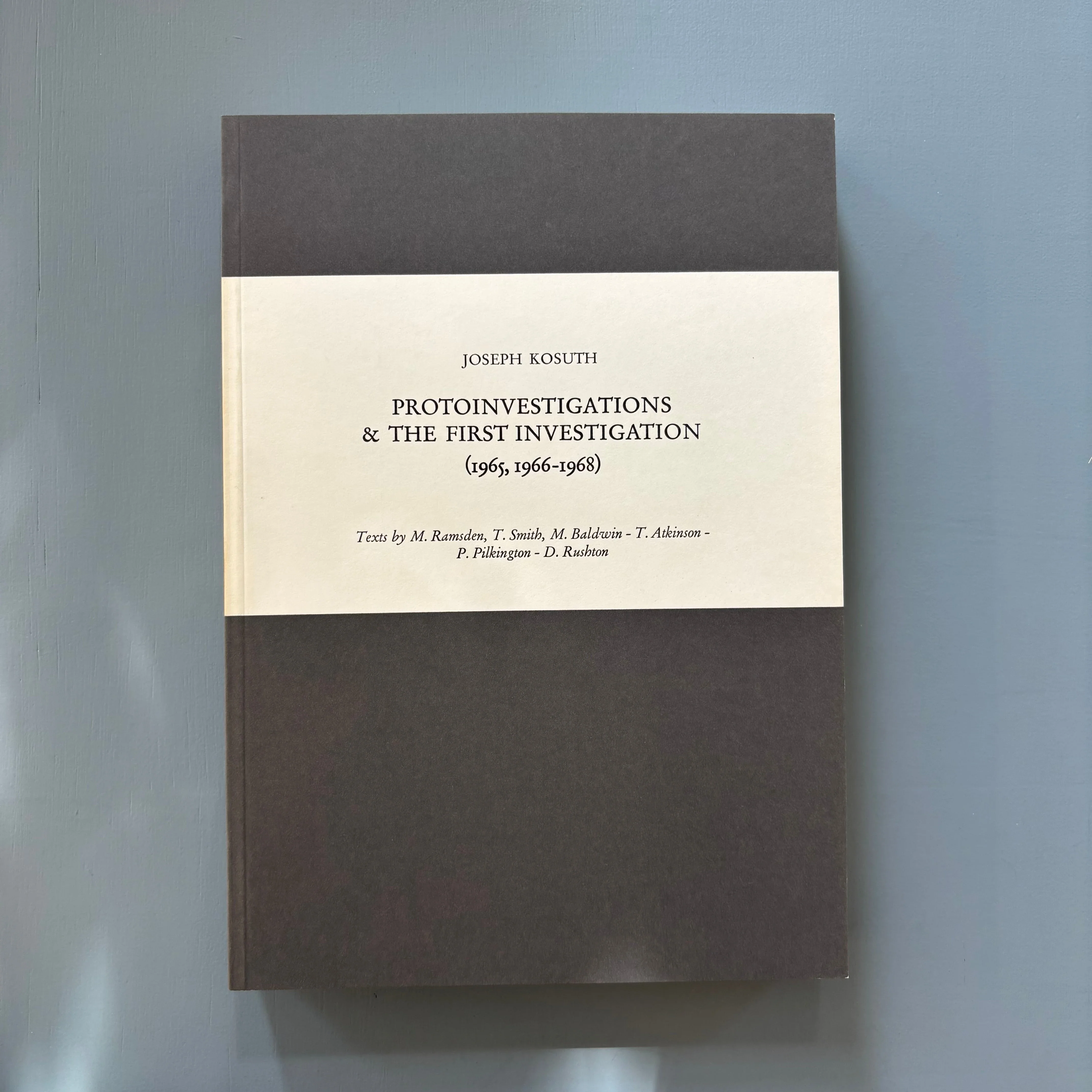 Joseph Kosuth - Investigationen über Kunst & Problemkreise Seit 1965 - Kunstmuseum Luzern 1973 - Image 3