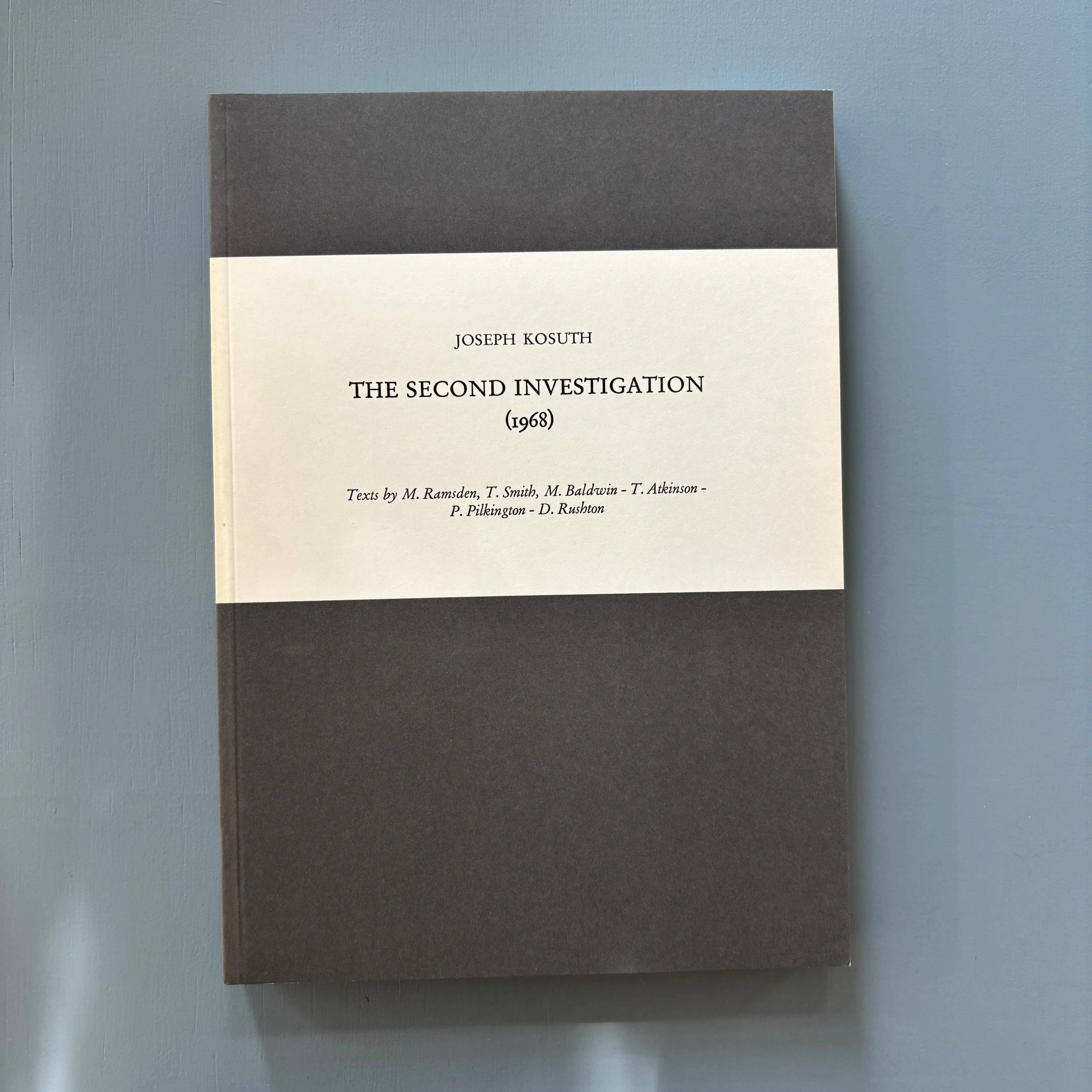 Joseph Kosuth - Investigationen über Kunst & Problemkreise Seit 1965 - Kunstmuseum Luzern 1973 - Image 4