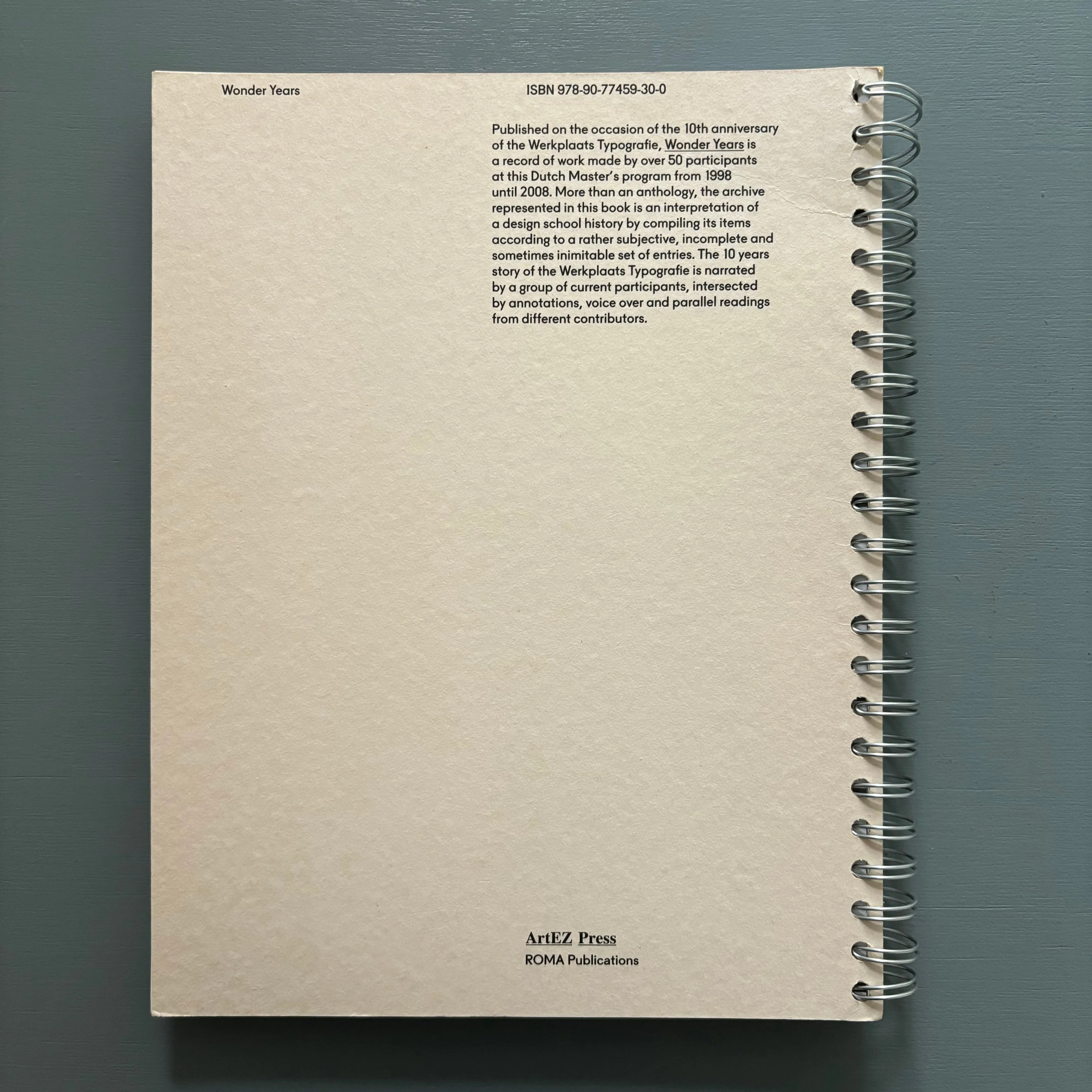Karel Martens - Wonder Years: Werkplaats Typografie 1998-2008 - Roma Publications 2008 - Image 10