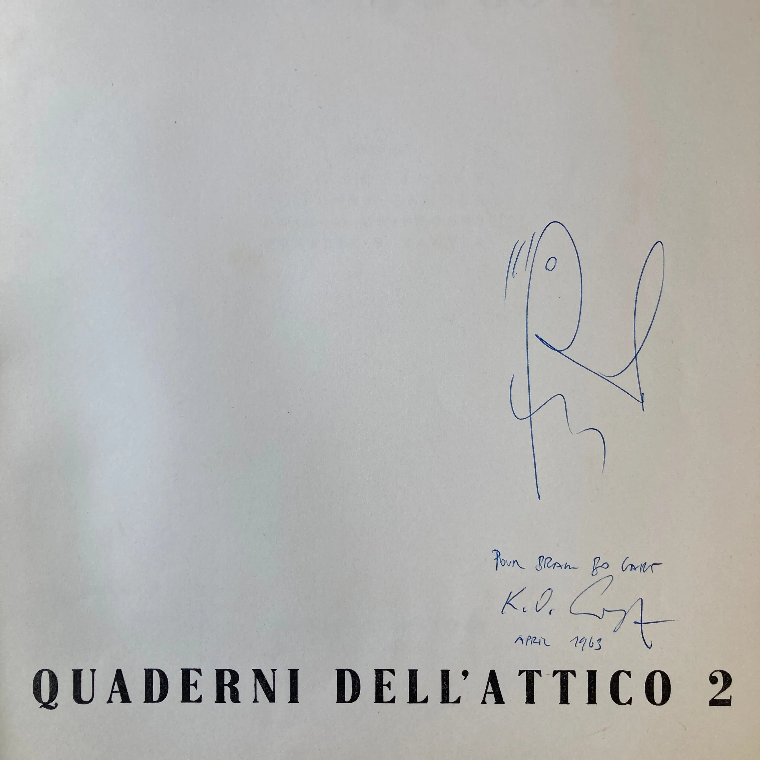 Karl Otto Götz (signed) - Quaderni dell'attico 2 - Edizioni dell'Attico 1962 - Image 3