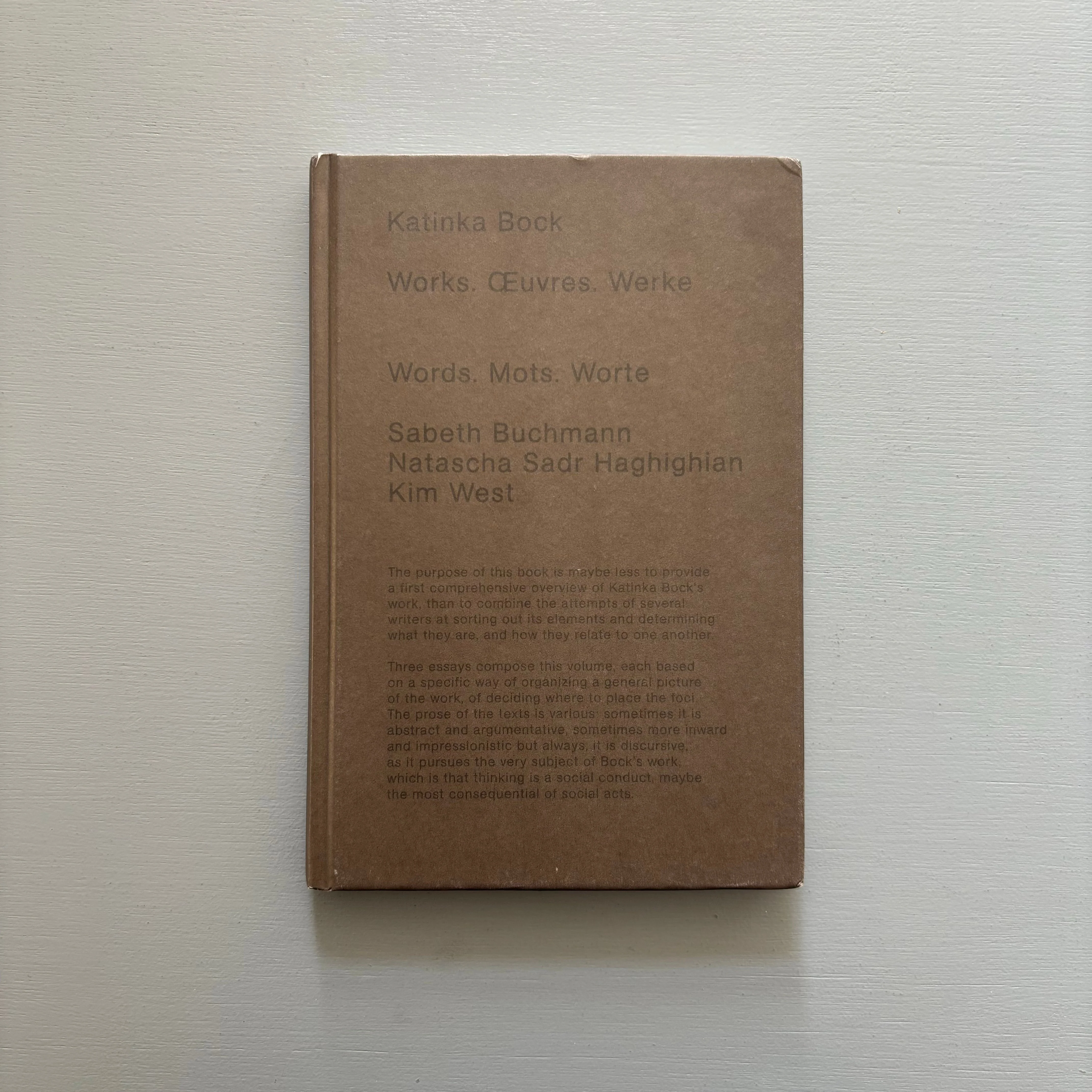 Katinka Bock - Works. Oeuvres. Werke - Paraguay Press 2010