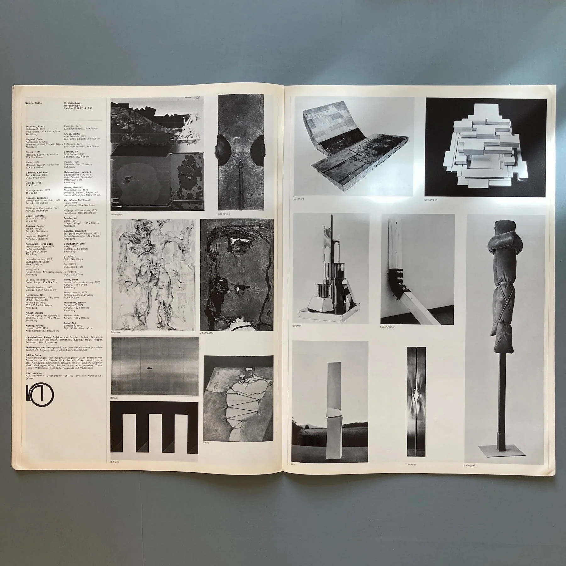 Kölner Kunst Markt 71 - Cologne Art Fair catalogue - 1971 - Image 9