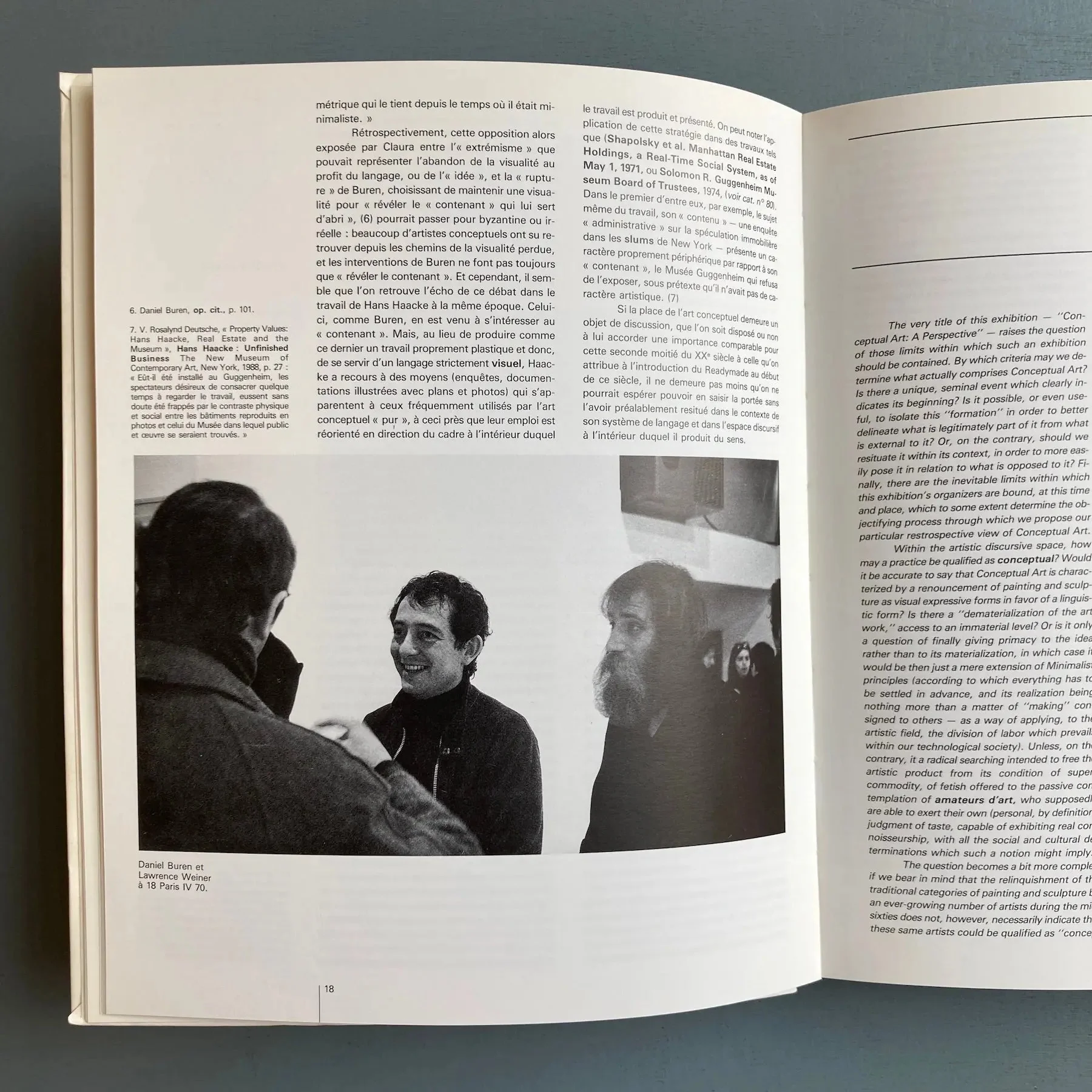 L'art conceptuel, une perspective - Paris Musées 1989 - Image 2