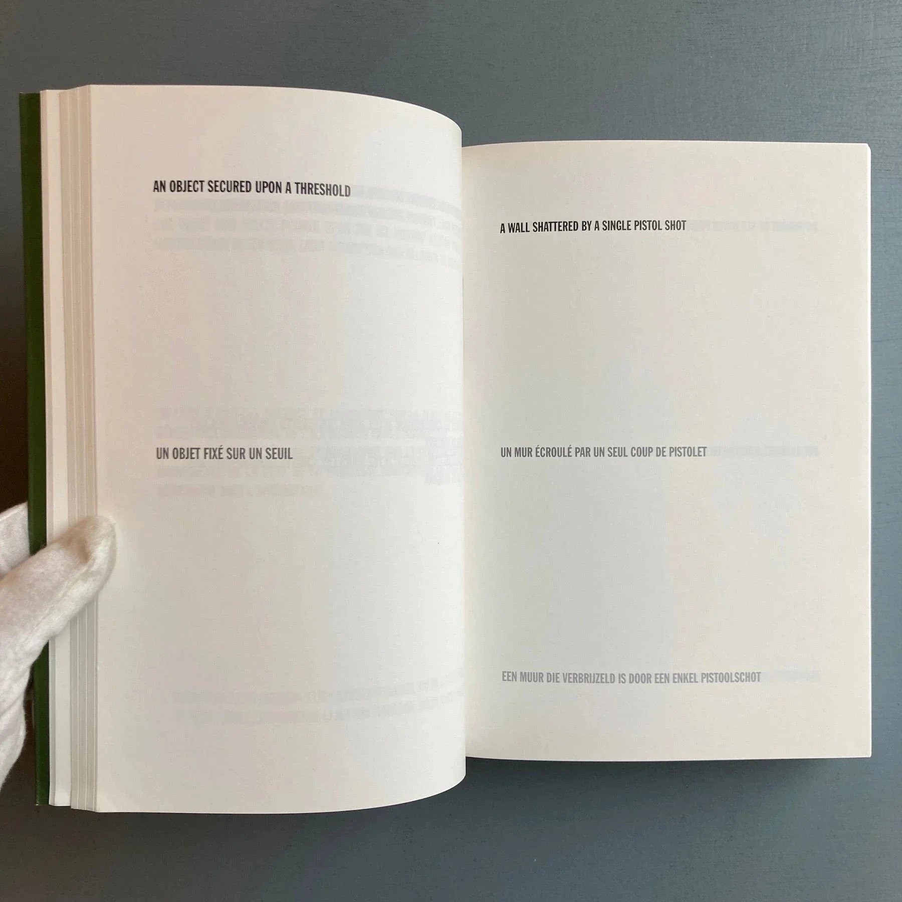 Lawrence Weiner - Specific & General Works - Le Nouveau Musée 1993 - Image 4