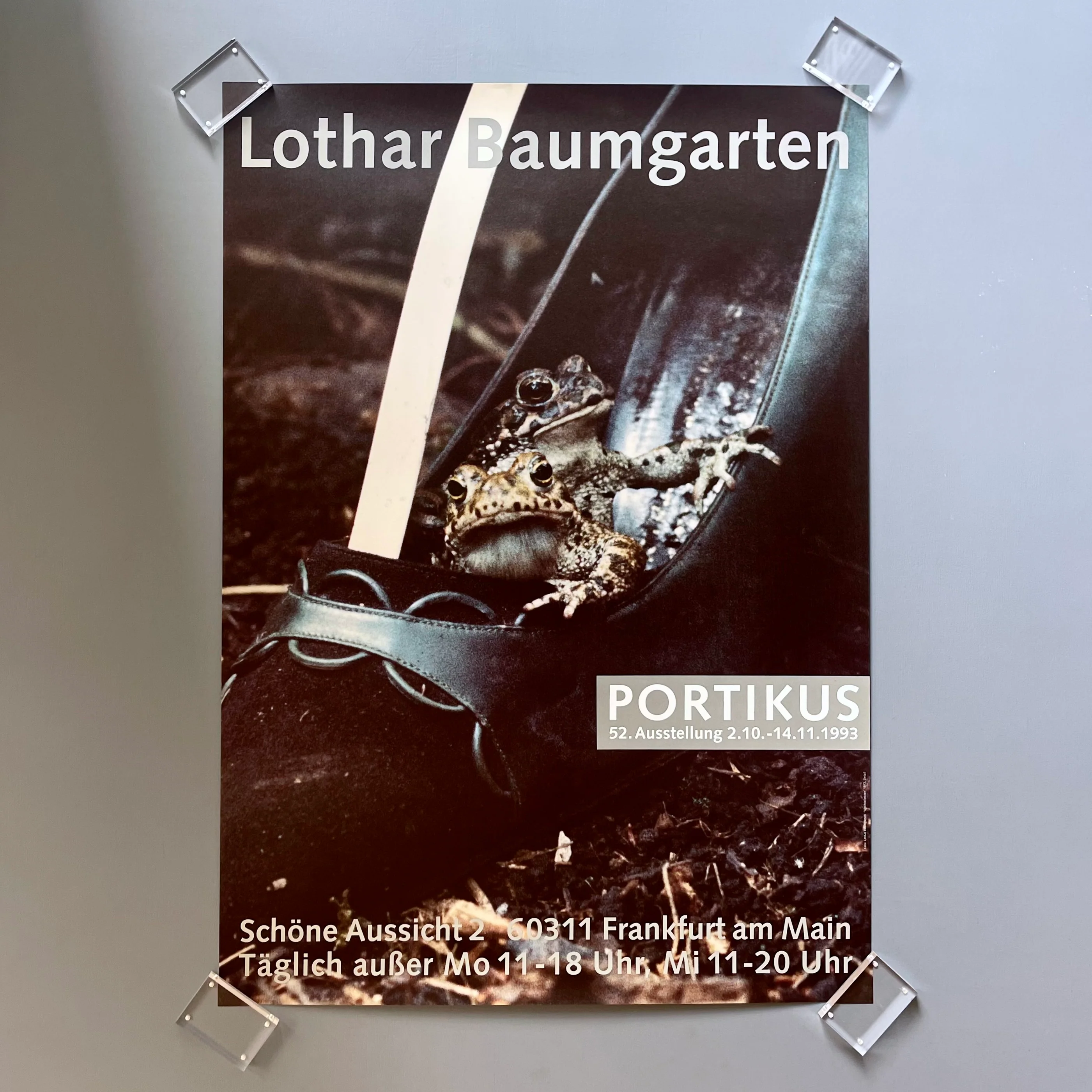 Lothar Baumgarten - Poster Exhibition Nr 52 Portikus 1993