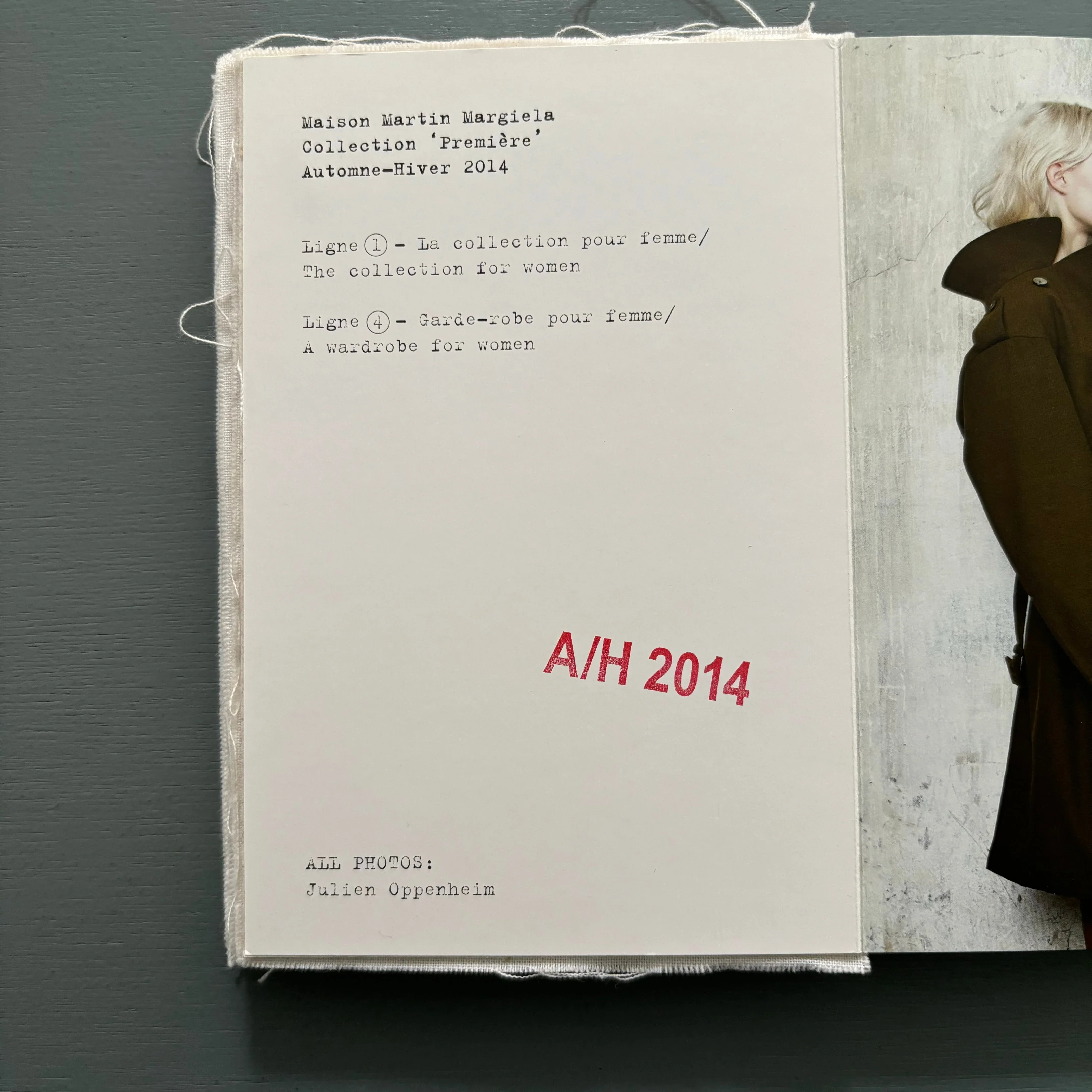 Maison Martin Margiela - Women F/W 2014 Collection "Première" - Image 3