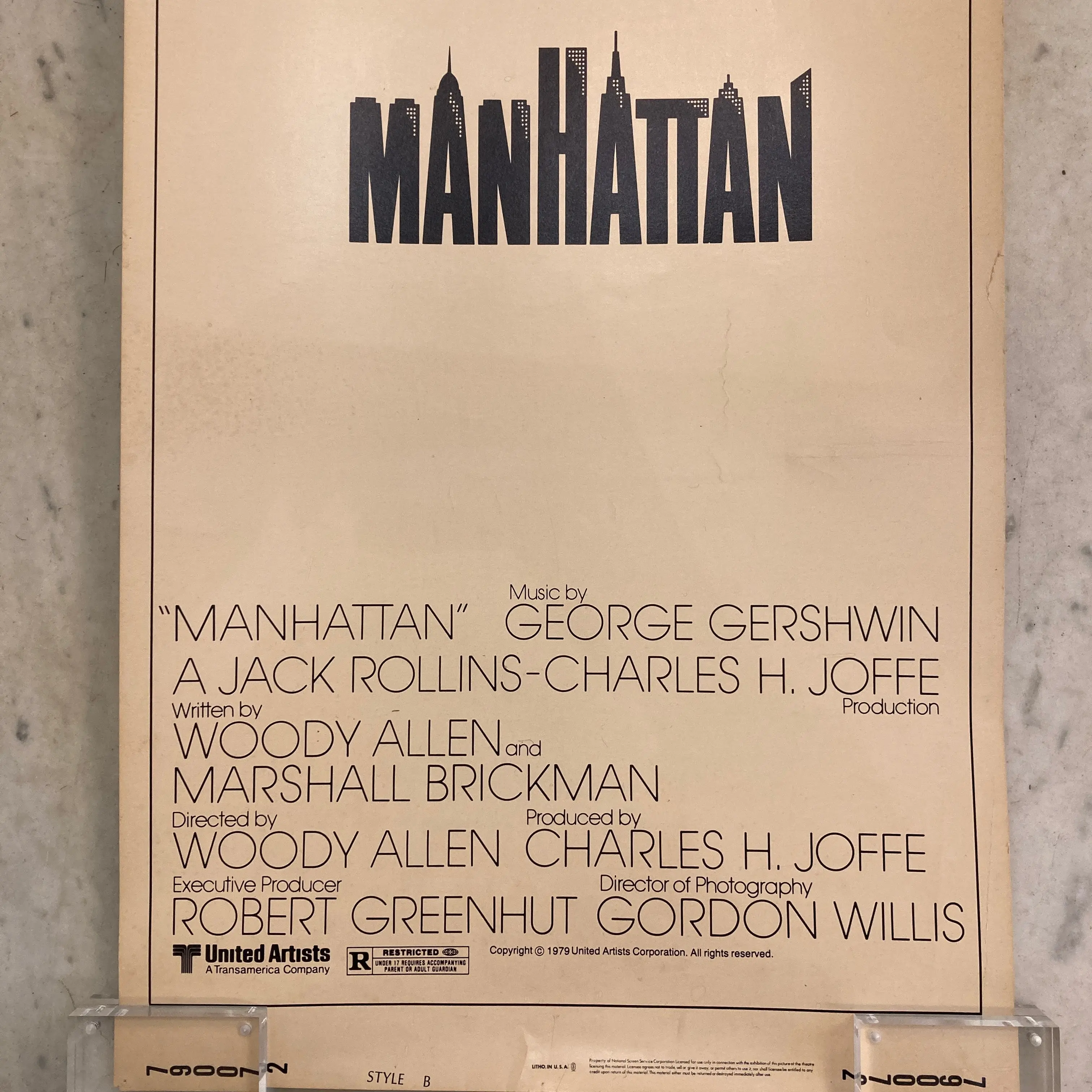 Woody Allen - Manhattan poster - 1979 - Image 3