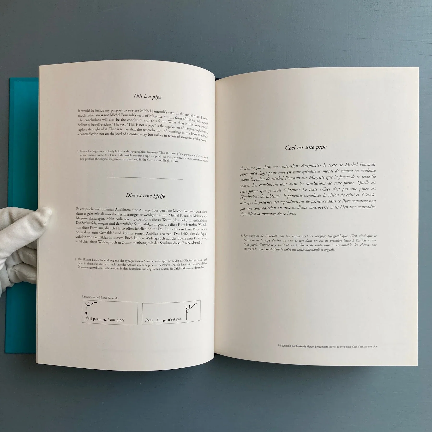 Marcel Broodthaers - Ceci Est Une Pipe / This Is A Pipe / Dies Ist Eine Pfeife - Merz 2001 - Image 3