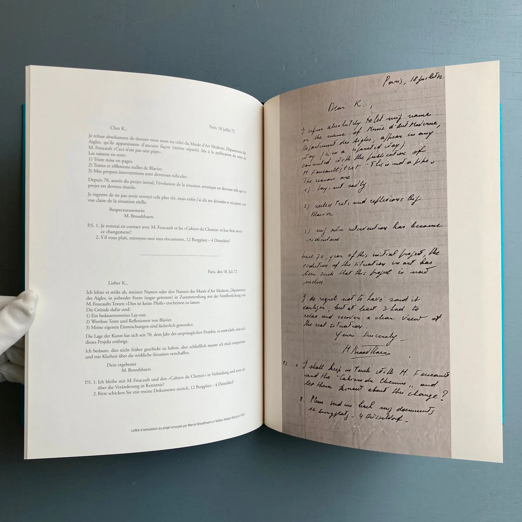 Marcel Broodthaers - Ceci Est Une Pipe / This Is A Pipe / Dies Ist Eine Pfeife - Merz 2001 - Image 7