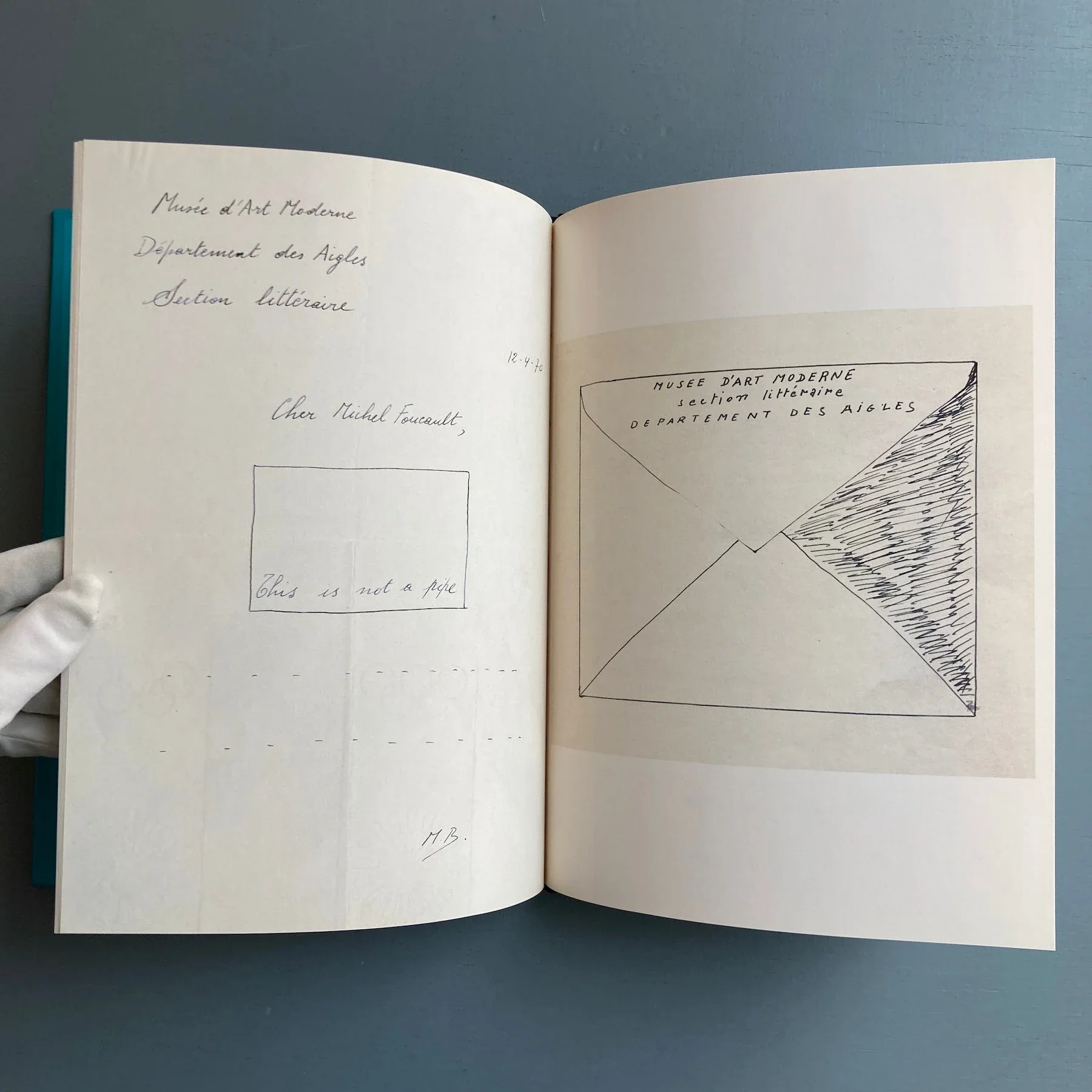 Marcel Broodthaers - Ceci Est Une Pipe / This Is A Pipe / Dies Ist Eine Pfeife - Merz 2001 - Image 8