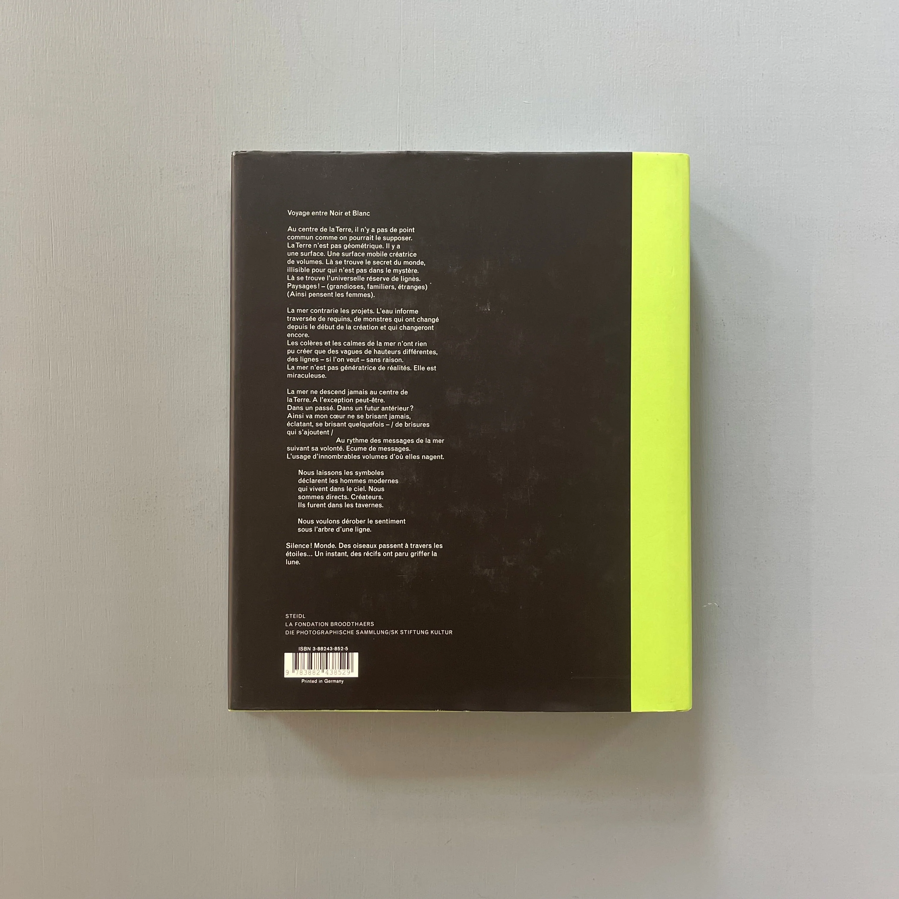 Marcel Broodthaers - Texte et Photos - Steidl 2003 - Image 12