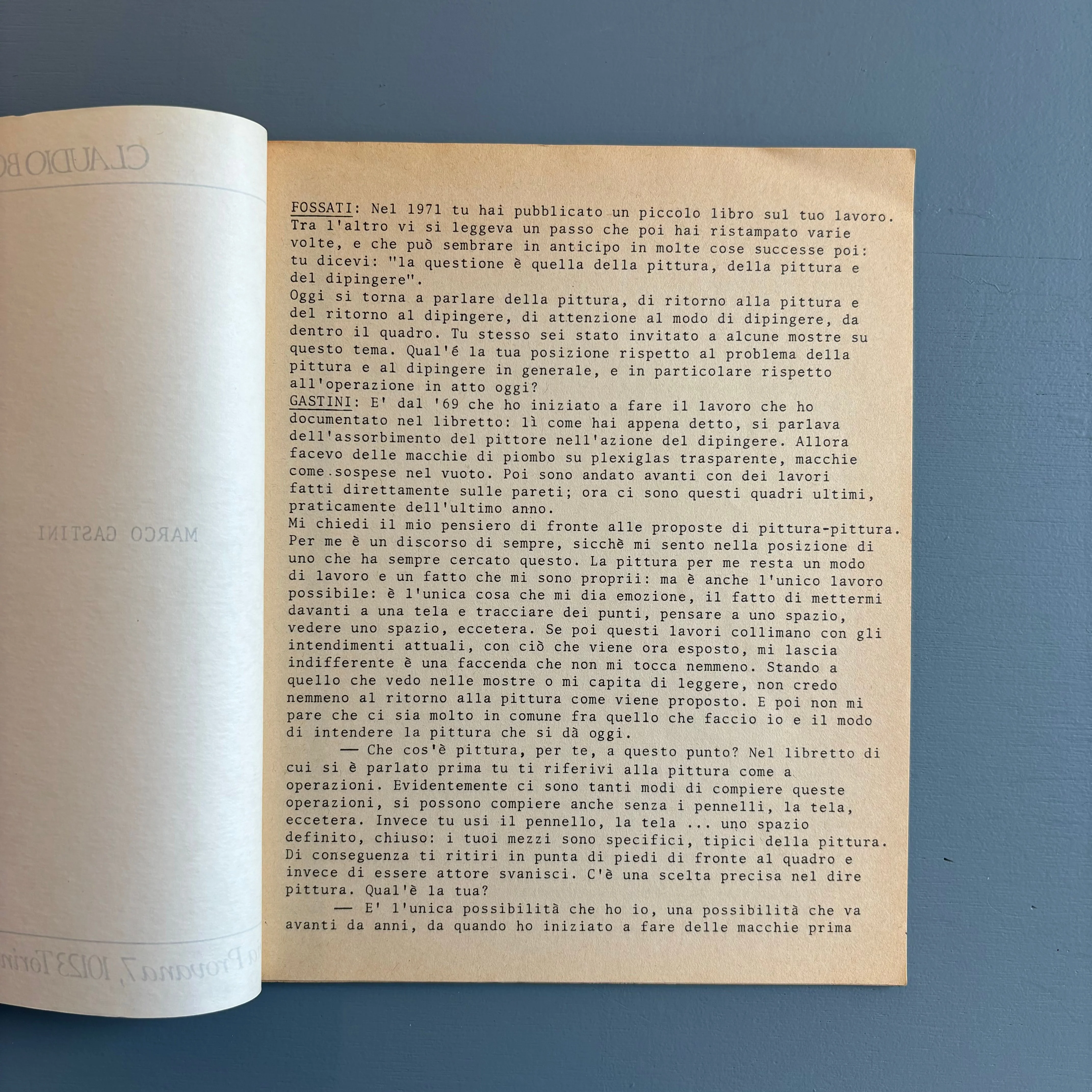 Marco Gastini - Claudio Bottello Arte 1974 - Image 3