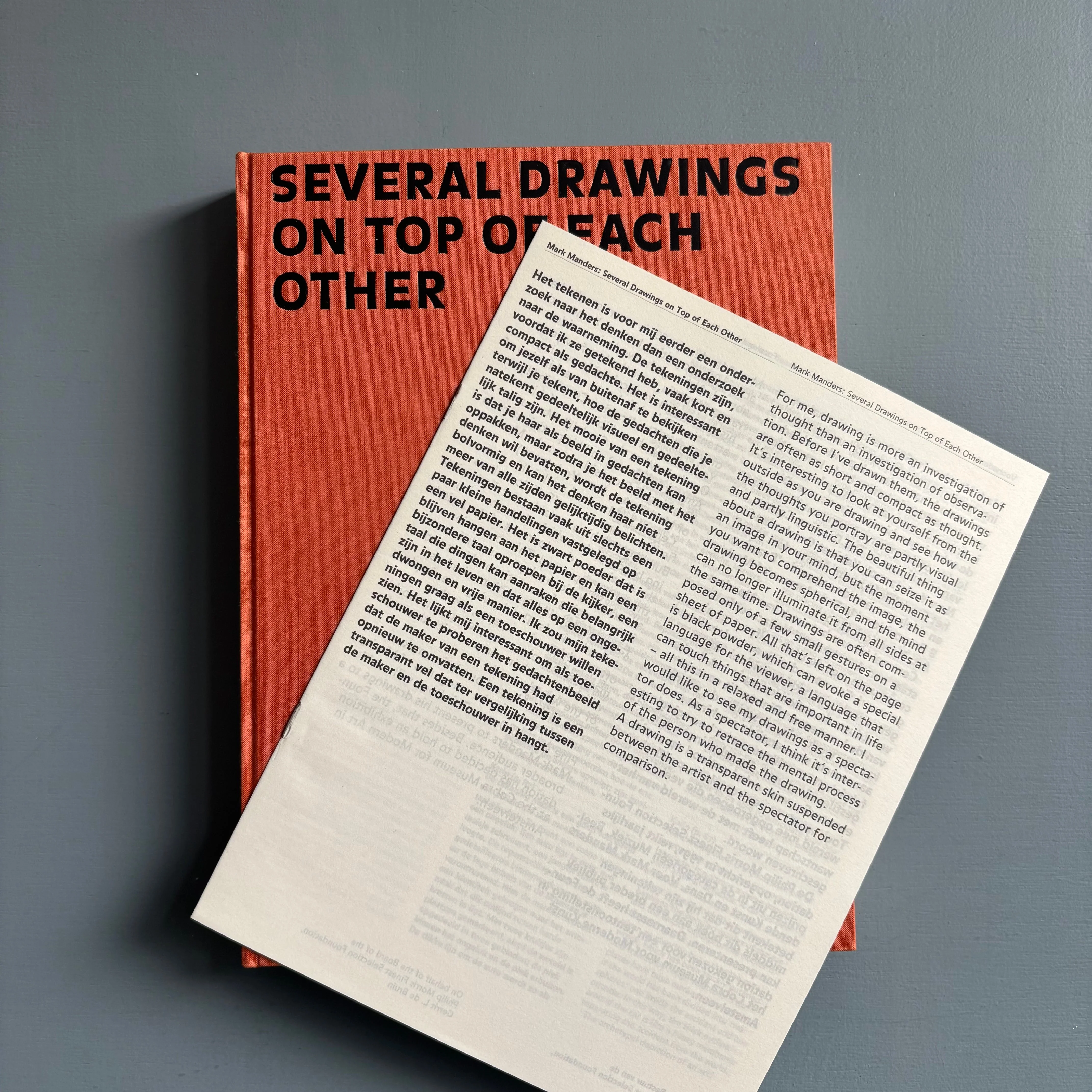 Mark Manders - Several Drawings on top of each other - Roma Publications 2002 - Image 13