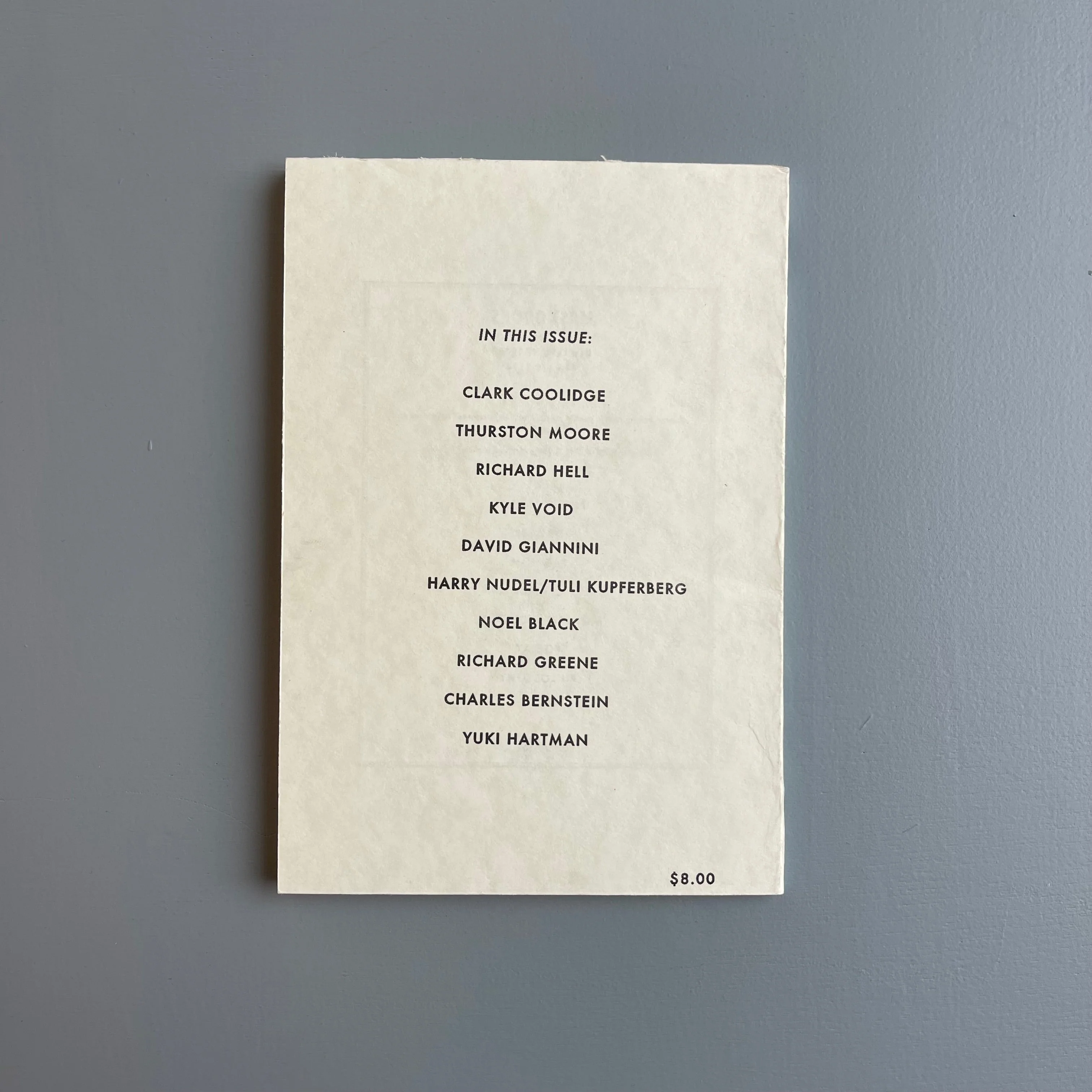 Merde (Christopher Wool cover) - Vol. 1 No.2 2016 - Image 12