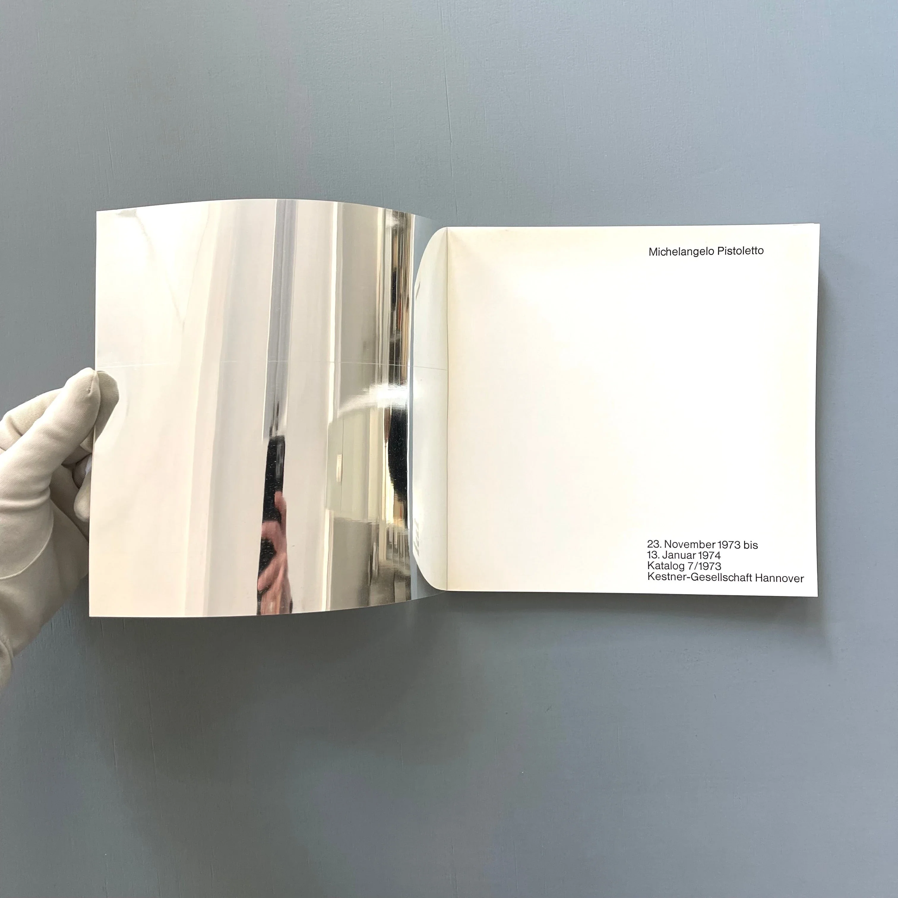 Michelangelo Pistoletto - Katalog 7/1973 - Kestner-Gesellschaft Hannover 1973 - Image 2