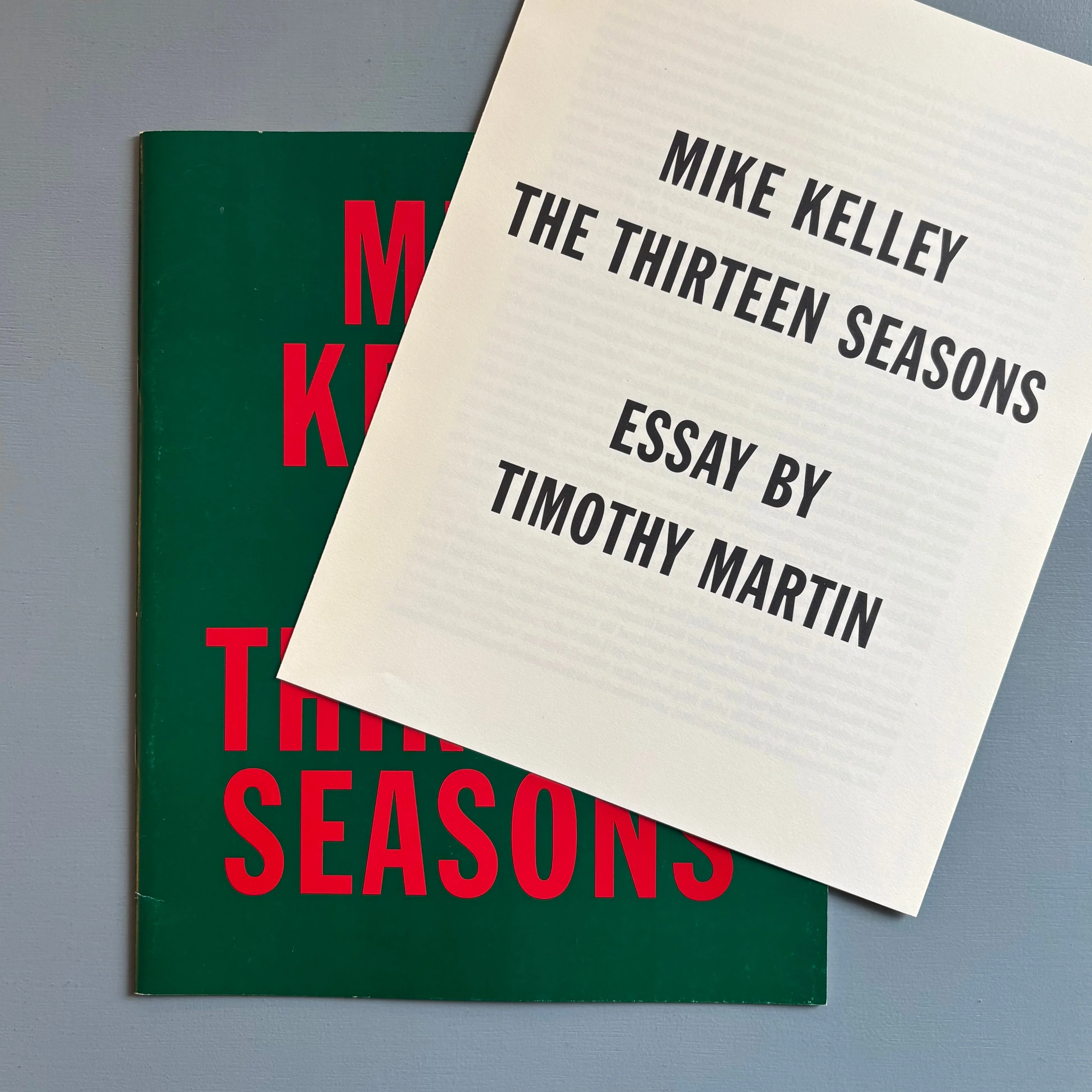 Mike Kelley - The Thirteen Seasons (Heavy On The Winter) - Jablonka Galerie 1995 - Image 9