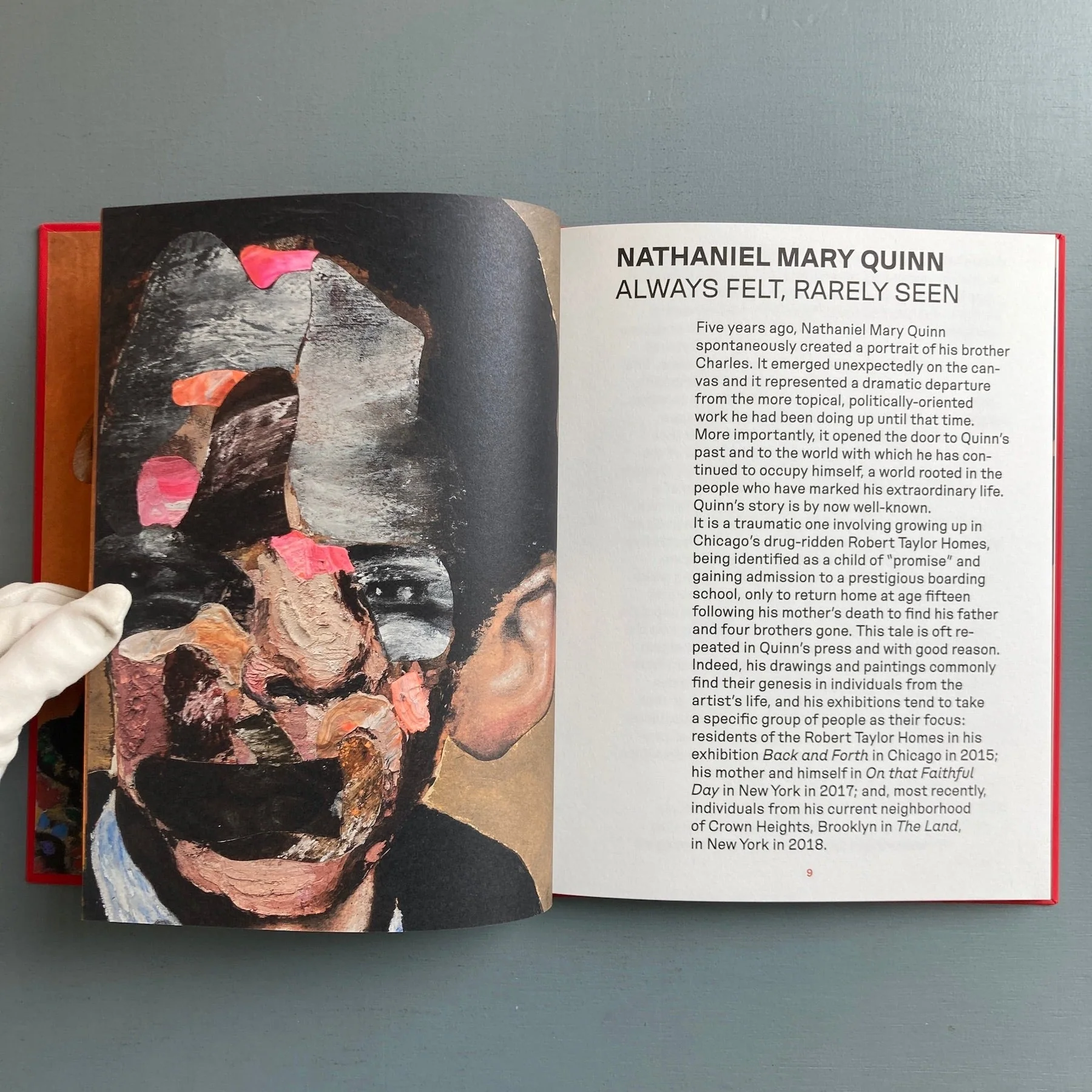 Nathaniel Mary Quinn - Always Felt, Rarely Seen - Almine Rech 2019 - Image 3