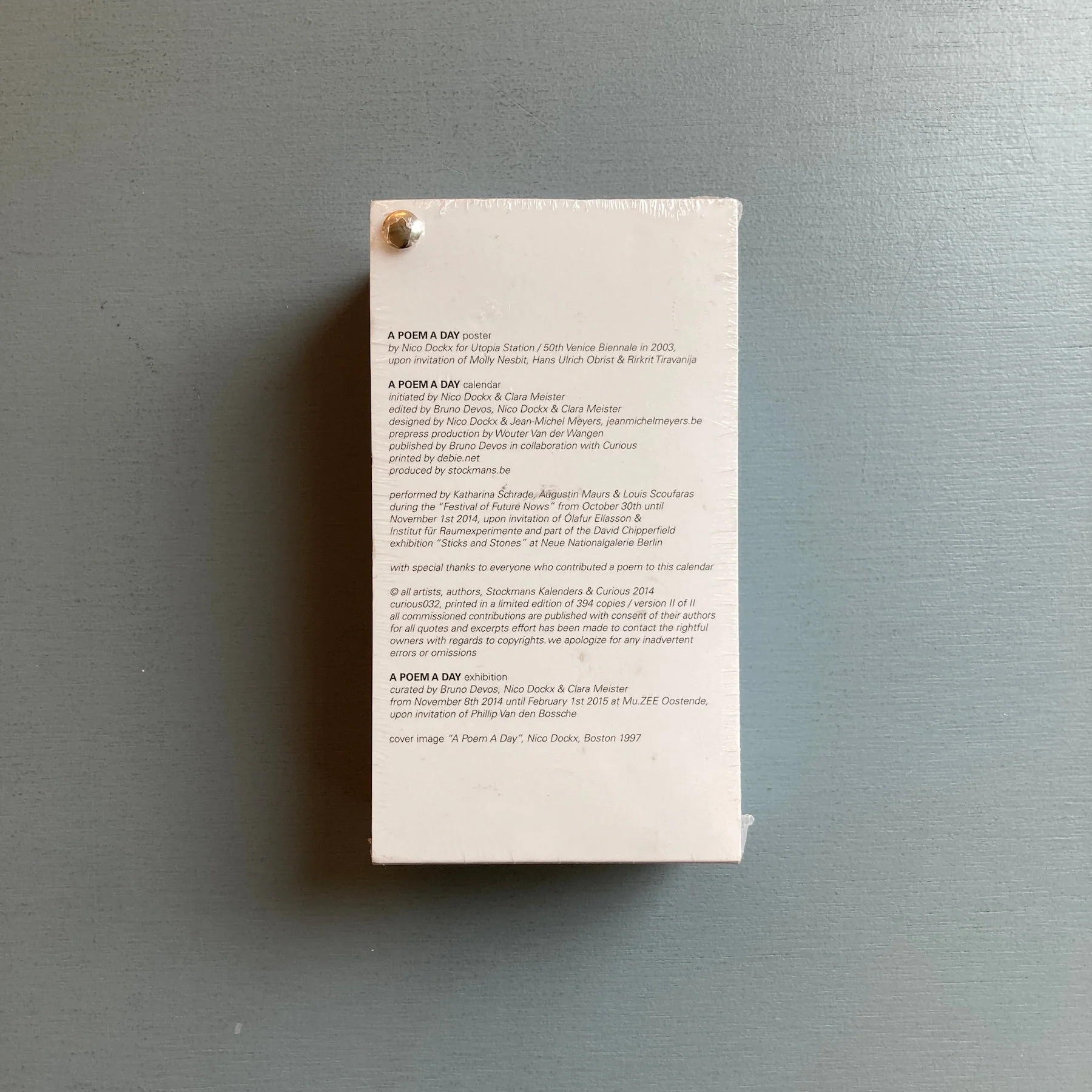 Nico Dockx - A Poem A Day calendar - Stockmans 2014 - Image 3