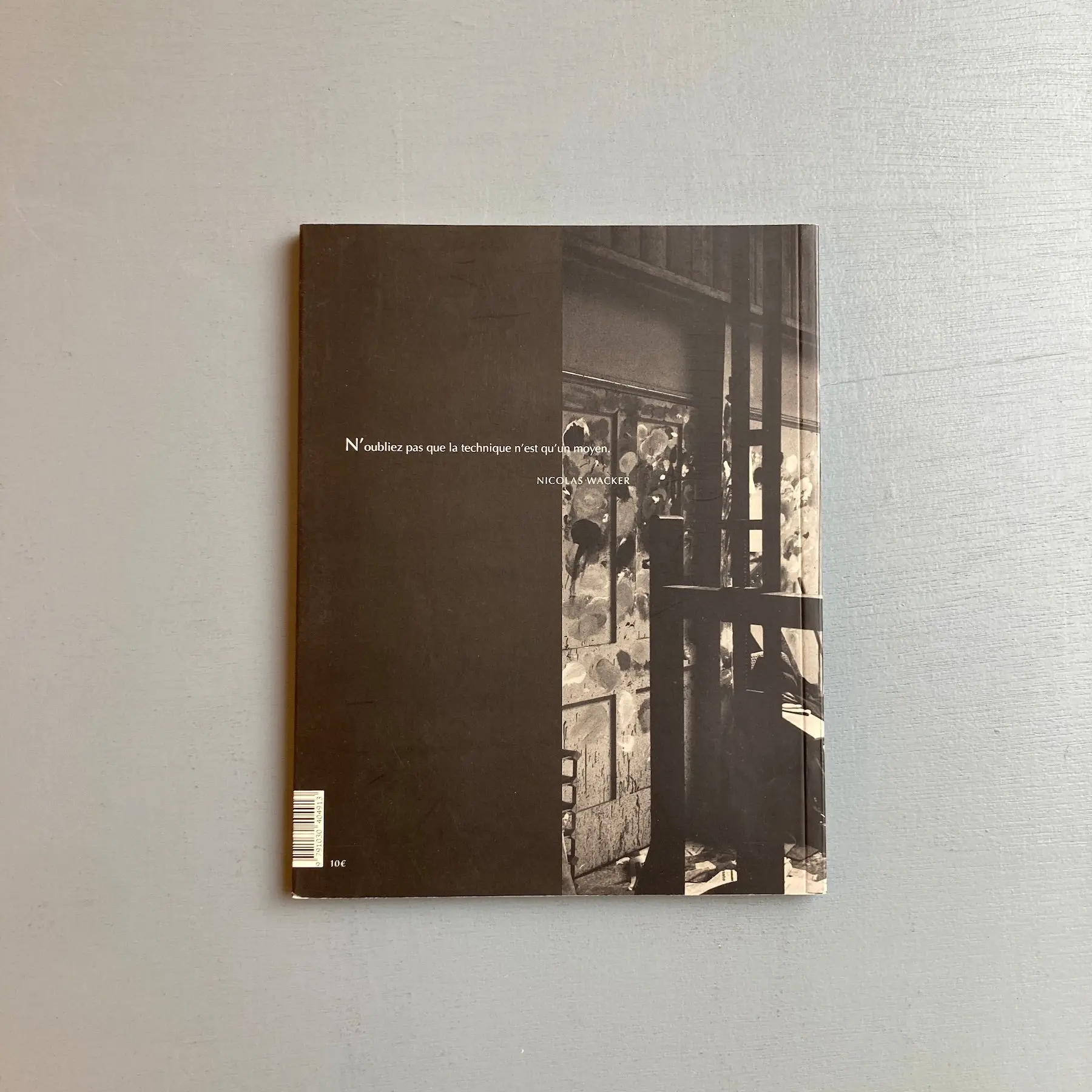 Nicolas Wacker - La Peinture à partir du matériau brut... - Editions Allia 2017 - Image 9