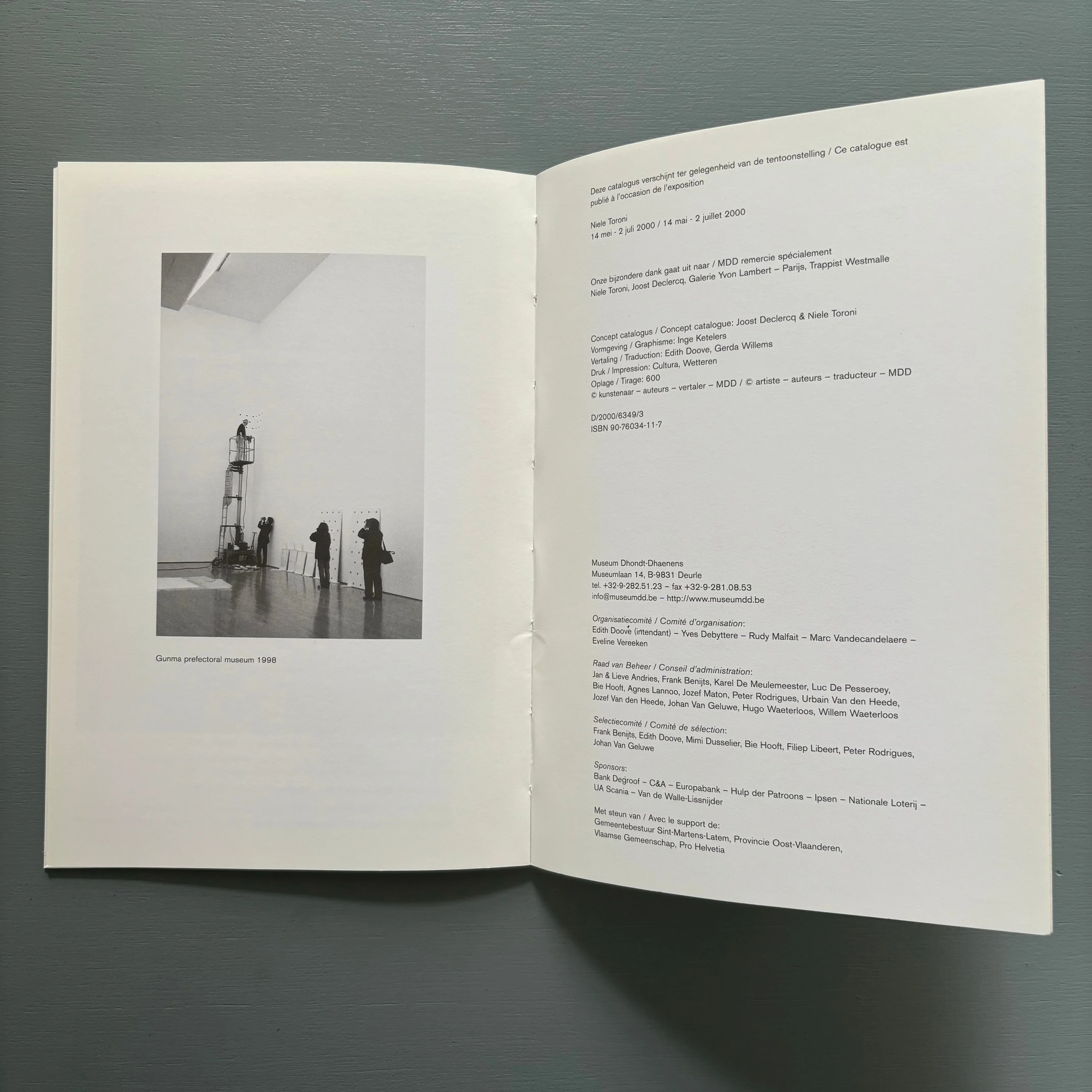 Niele Toroni - Museum Dhondt-Dhaenens 2000 - Image 8