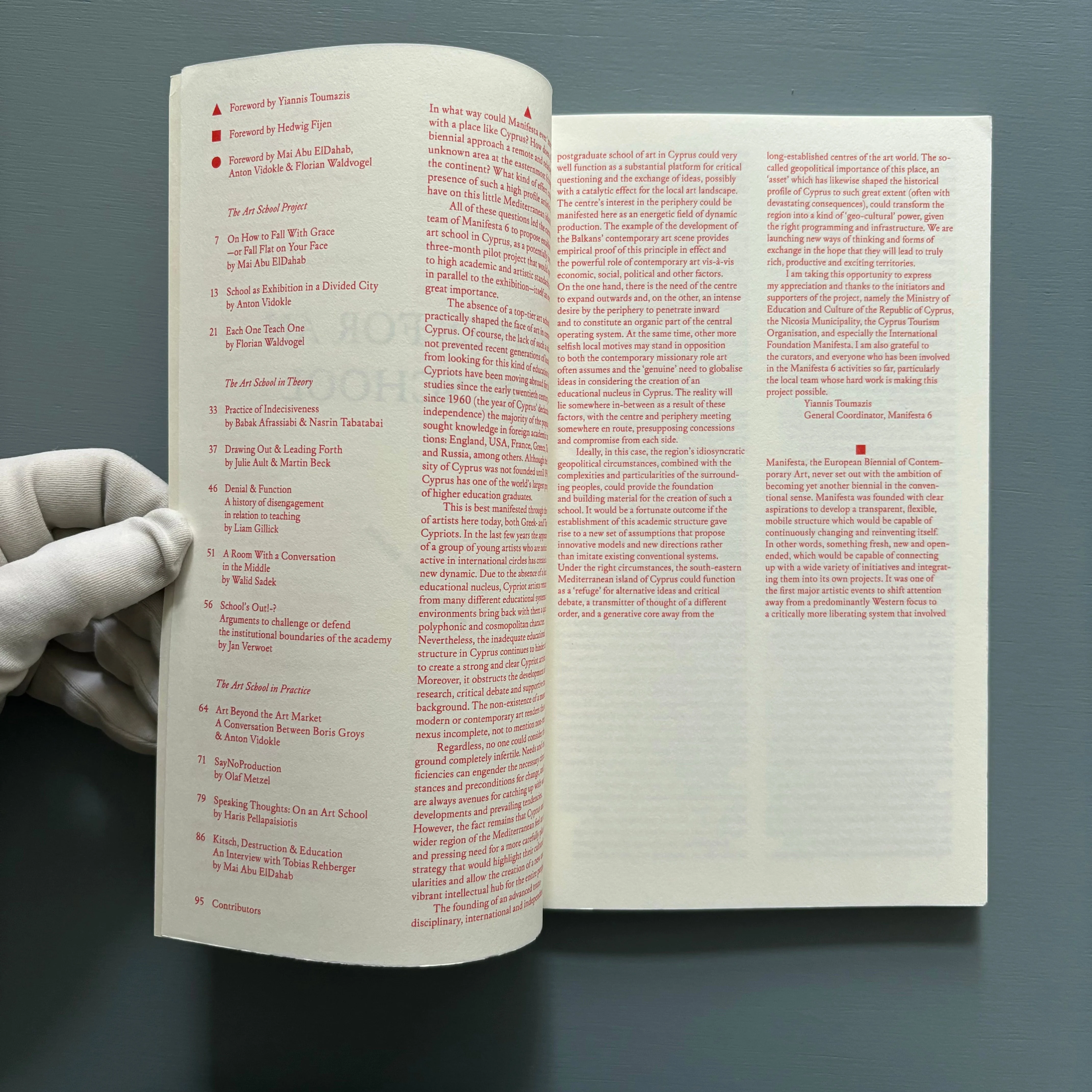 Notes for an art school - Manifesta 6 School Books 2006 - Image 2