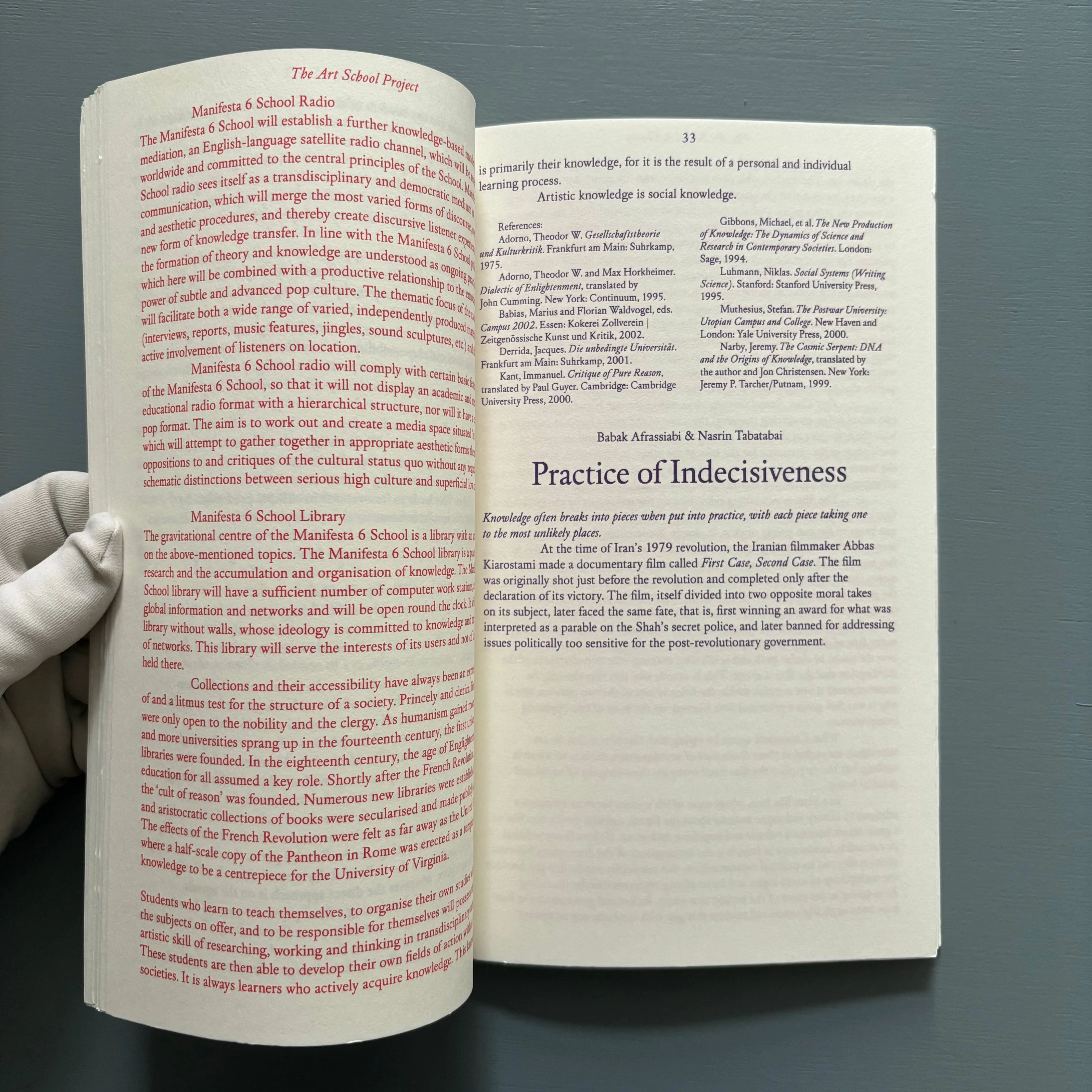 Notes for an art school - Manifesta 6 School Books 2006 - Image 6