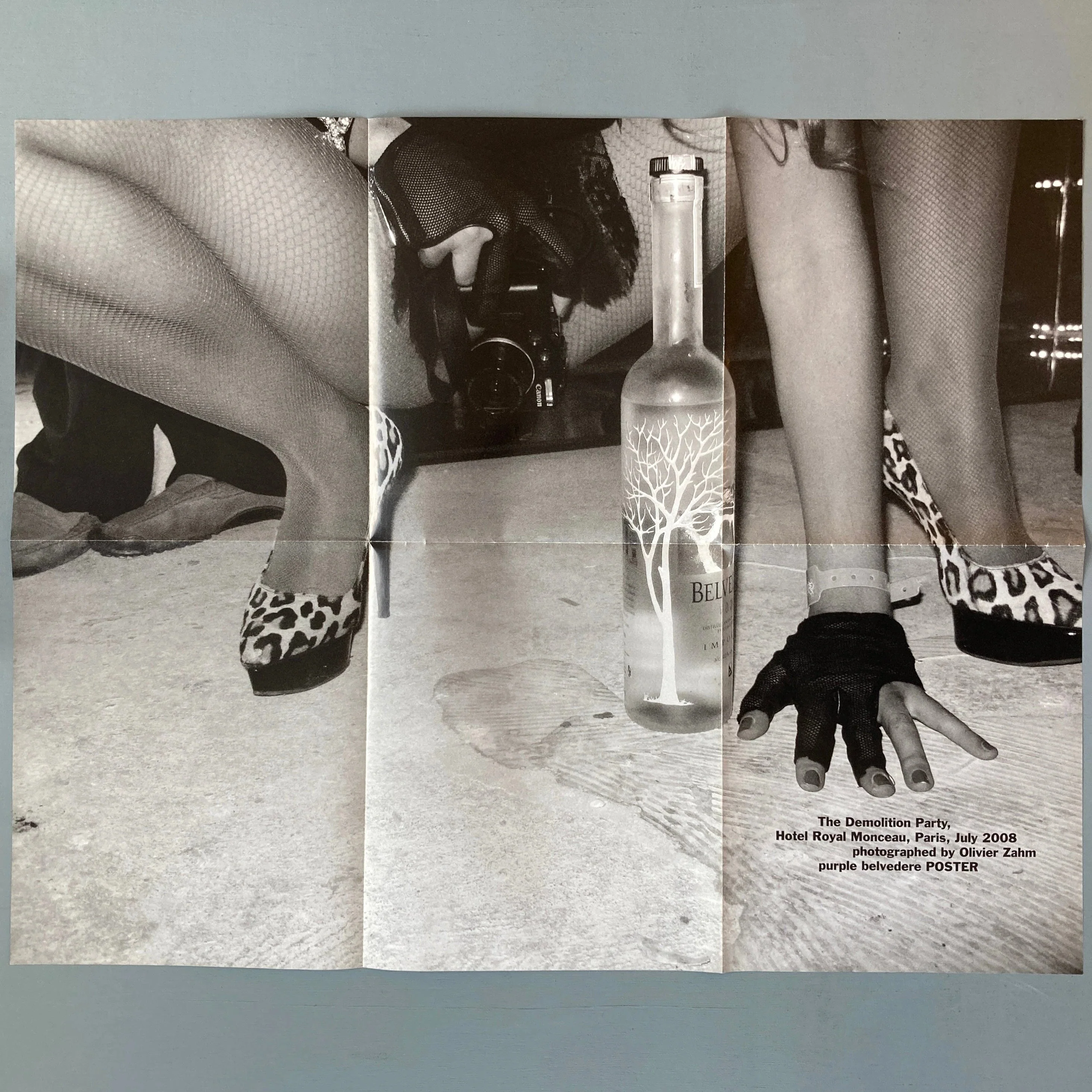Olivier Zahm & Terry Richardson - Purple Belvedere poster - 2008 - Image 2